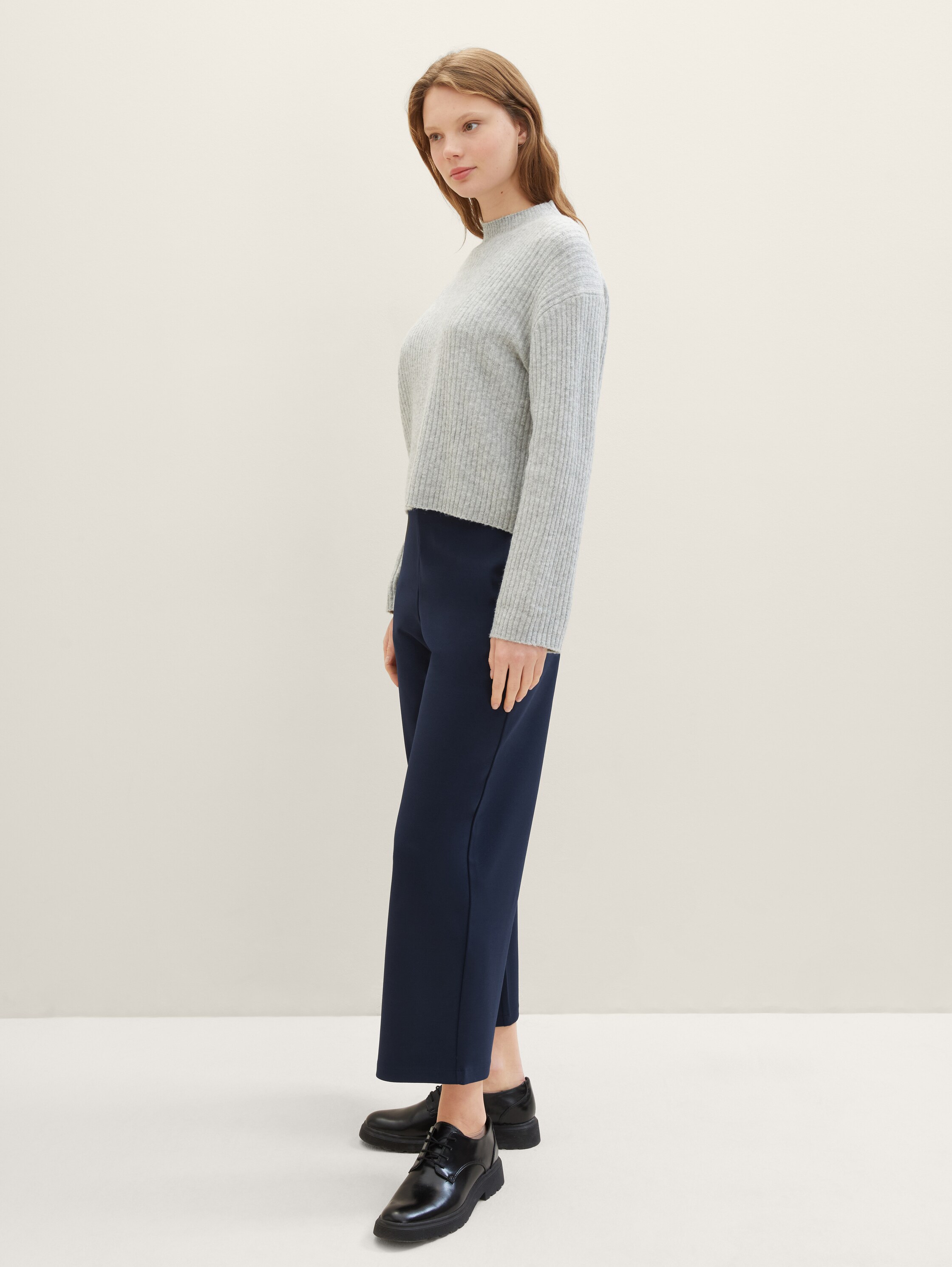 High Waist Culotte Hose - 7