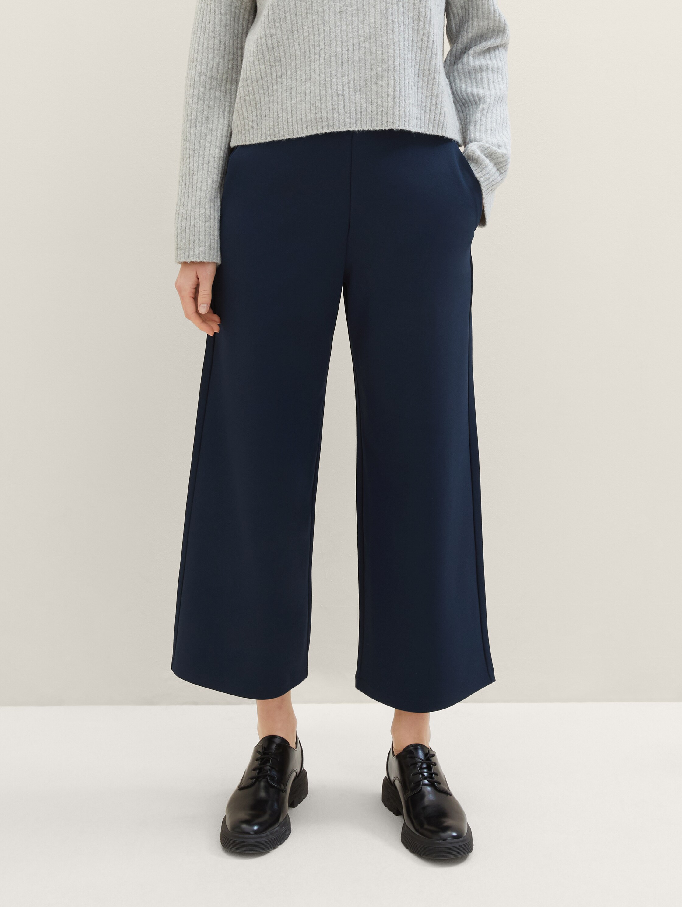 High Waist Culotte Hose - 5