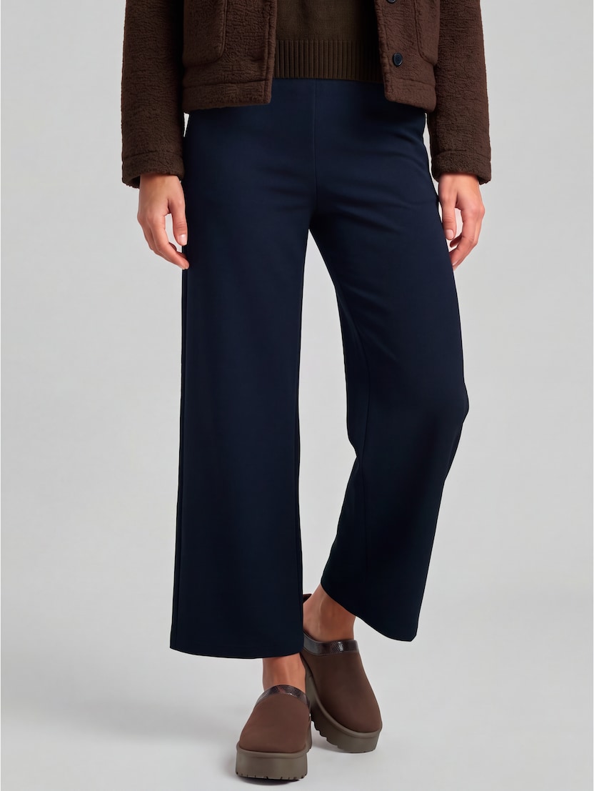 Culotte met hoge taille door Denim Female, sky captain blue