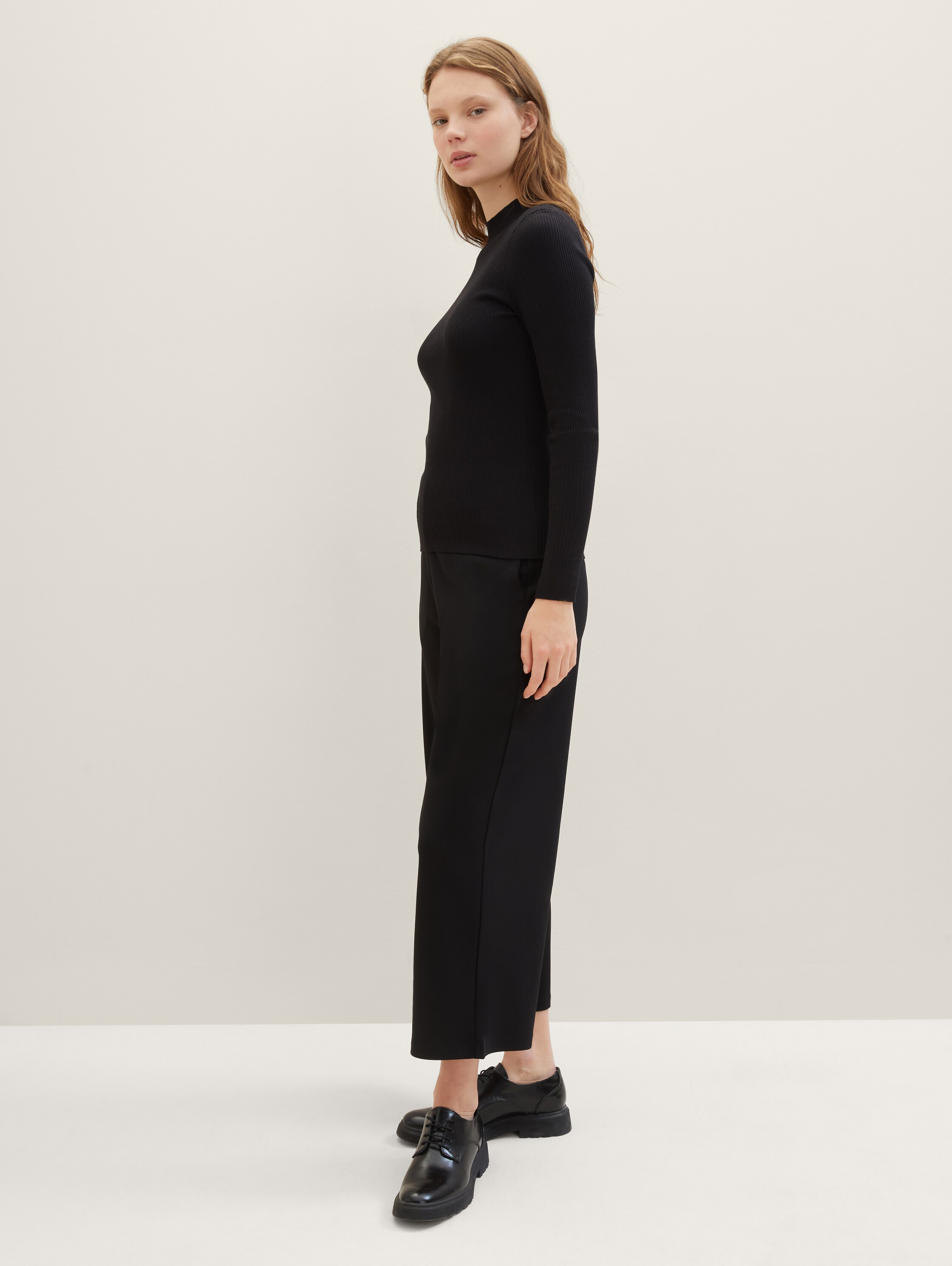 High Waist Culotte Hose - 7