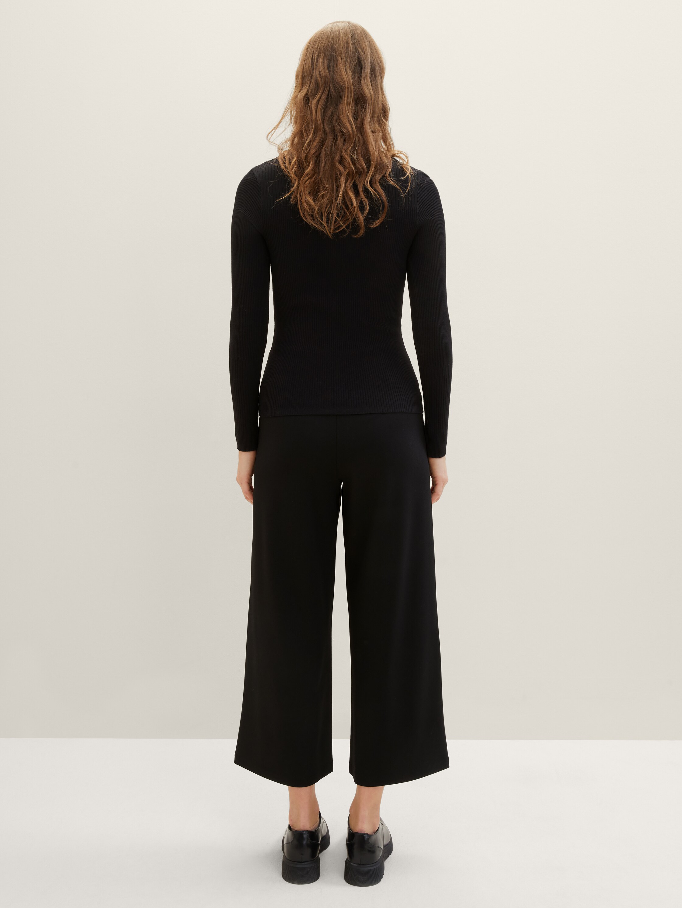 High Waist Culotte Hose - 2