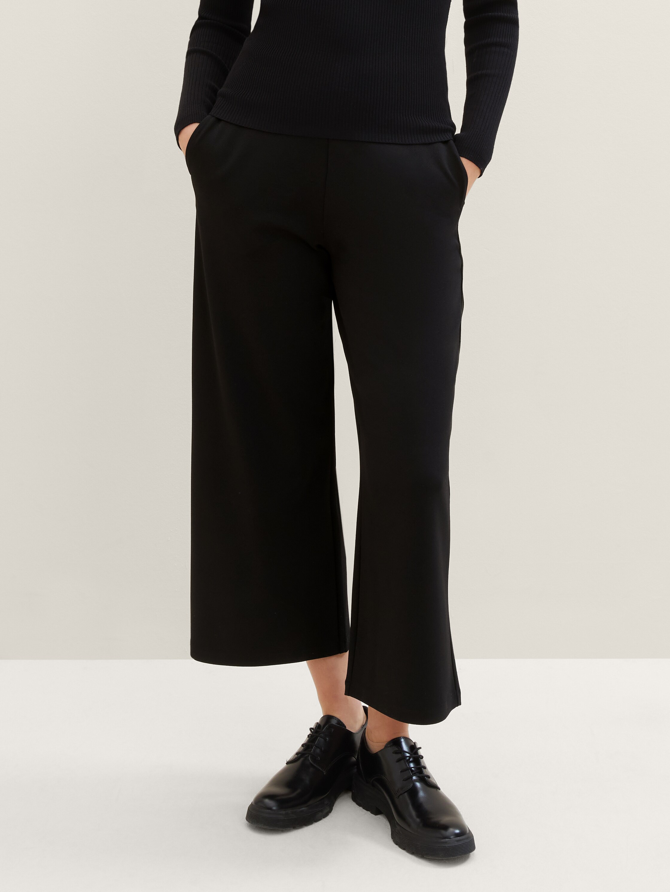 High Waist Culotte Hose - 5