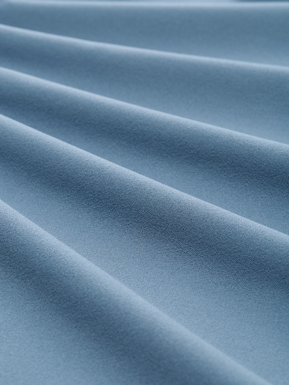 High Waist Culotte Hose - dusty denim blue - Material-Ansicht