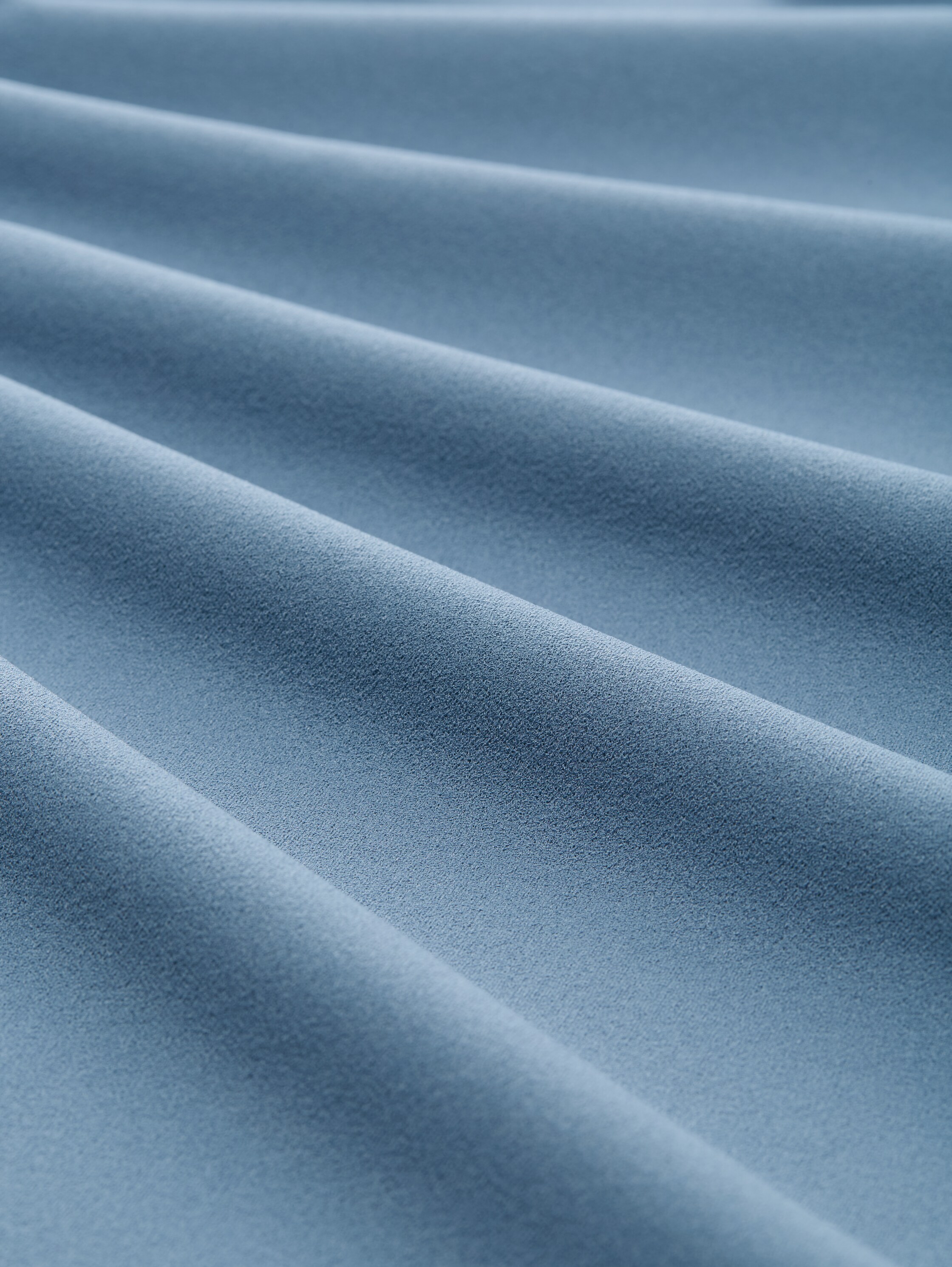 Culottebroek met hoge taille - dusty_denim_blue - 