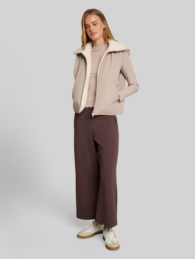 Culotte taille haute par Denim Female, cool dark brown