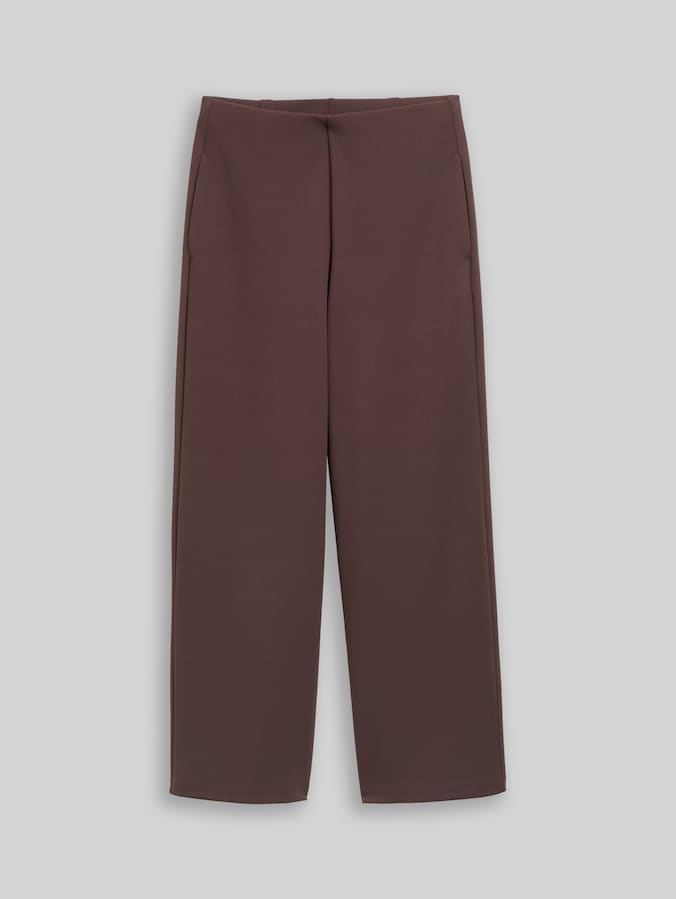Culotte met hoge taille door Denim Female, cool dark brown