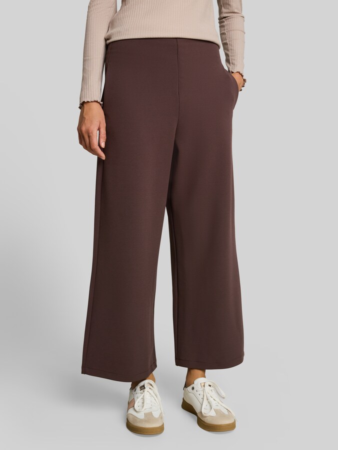 Culotte taille haute par Denim Female, cool dark brown
