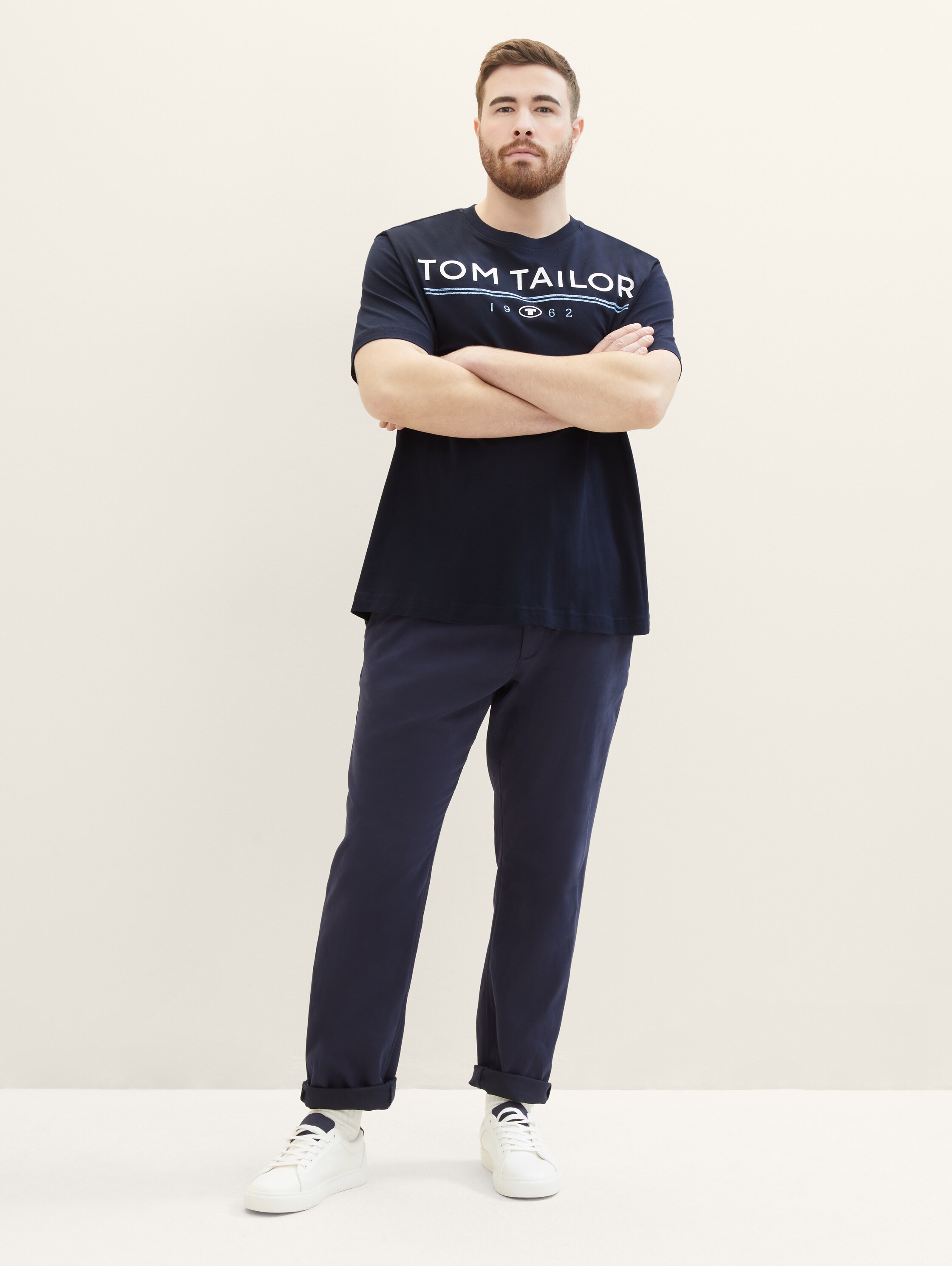 Plus Size - T-Shirt mit Logo Print - 2