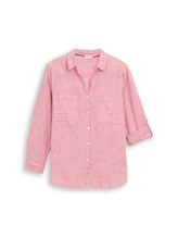 Ausgewählt, Plus Size - Bluse mit Brusttaschen von Tom Tailor, rot