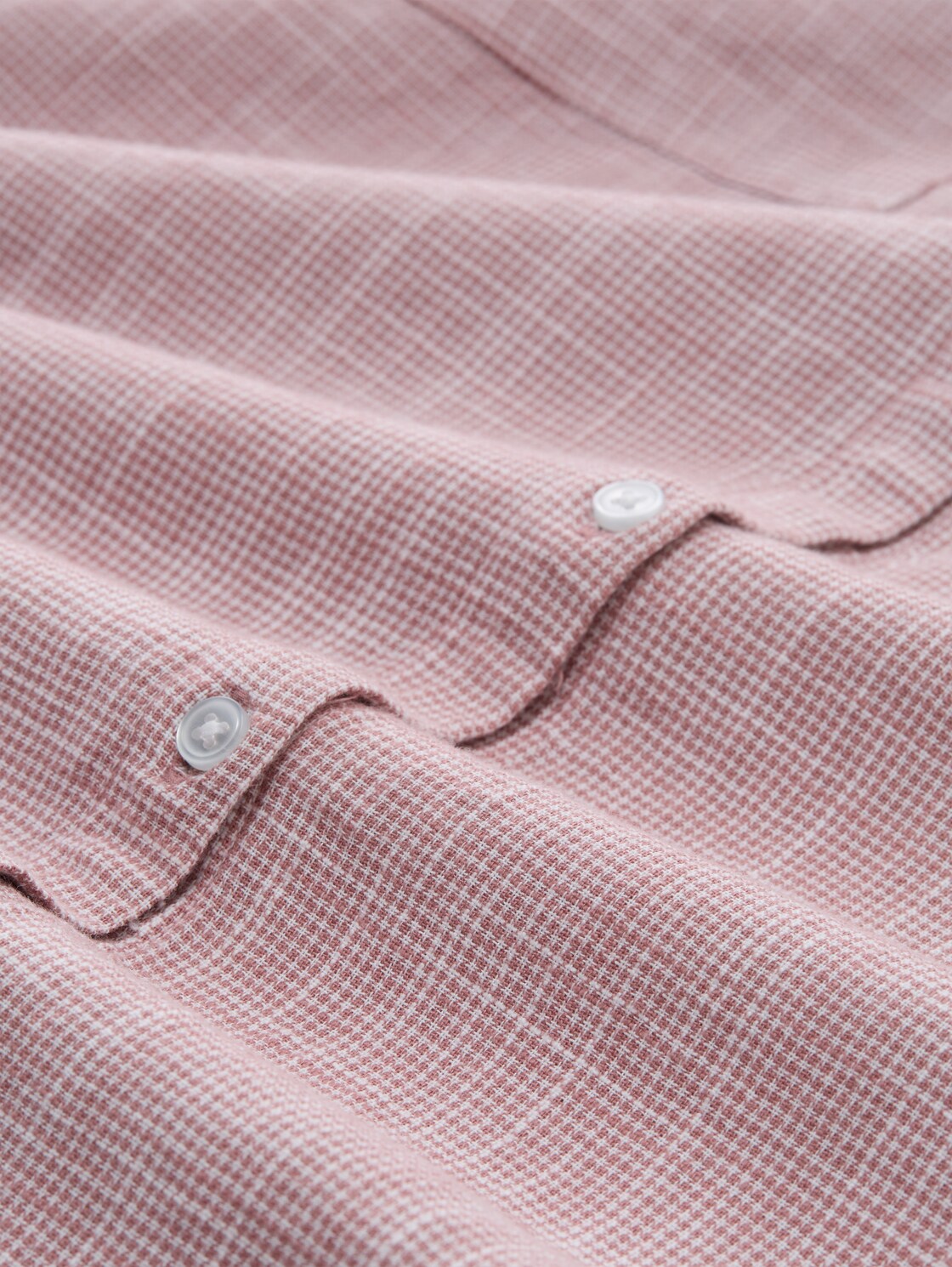 Plus Size - Bluse mit Brusttaschen - wineberry rose - Material-Ansicht