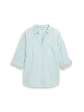 Nicht ausgewählt, Plus Size - Bluse mit Brusttaschen von , blau