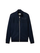 Ausgewählt, Sweatshirtjacke von Tom Tailor, blau