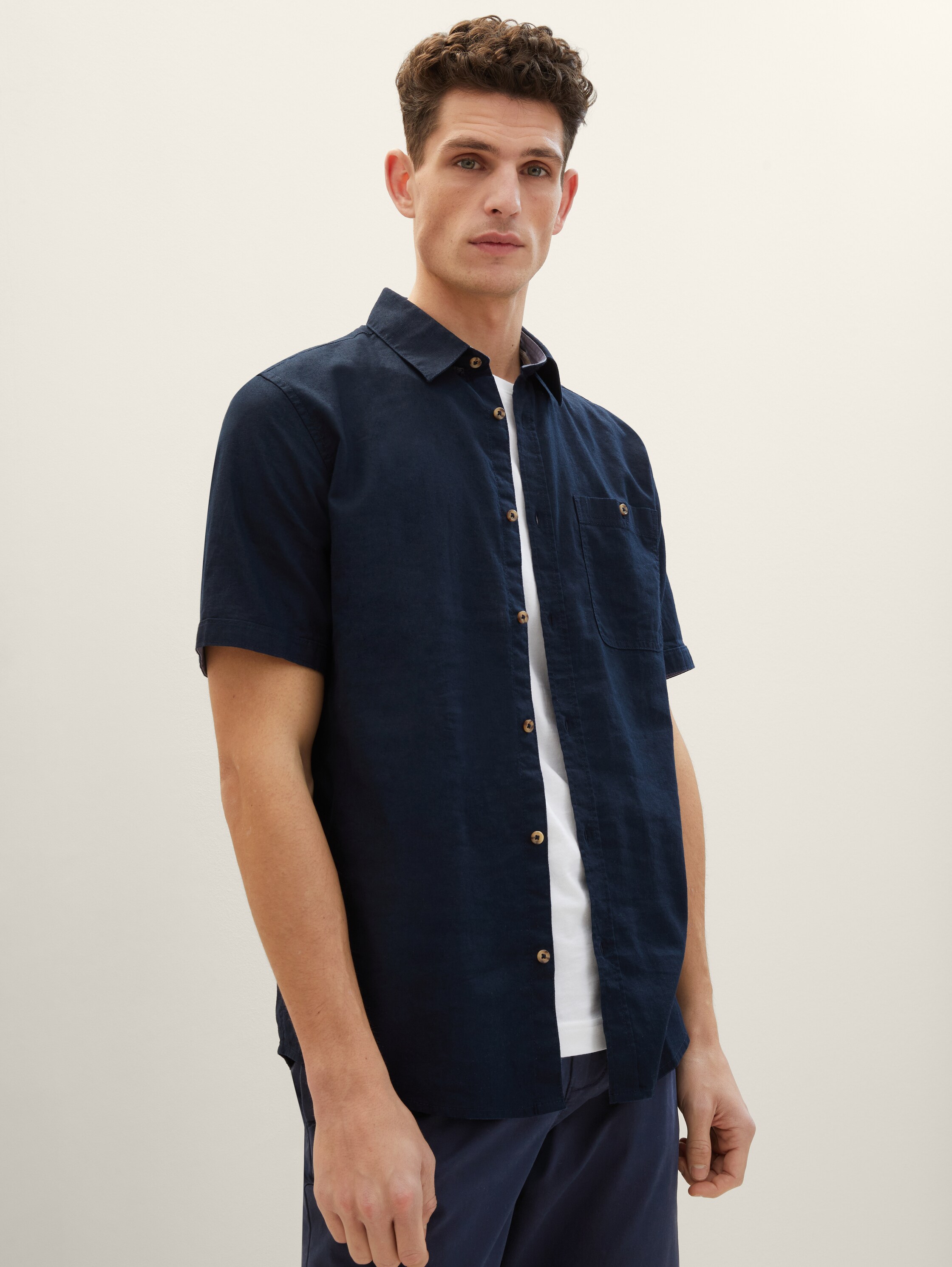 Chemise Regular Fit à manches courtes - bleu - 