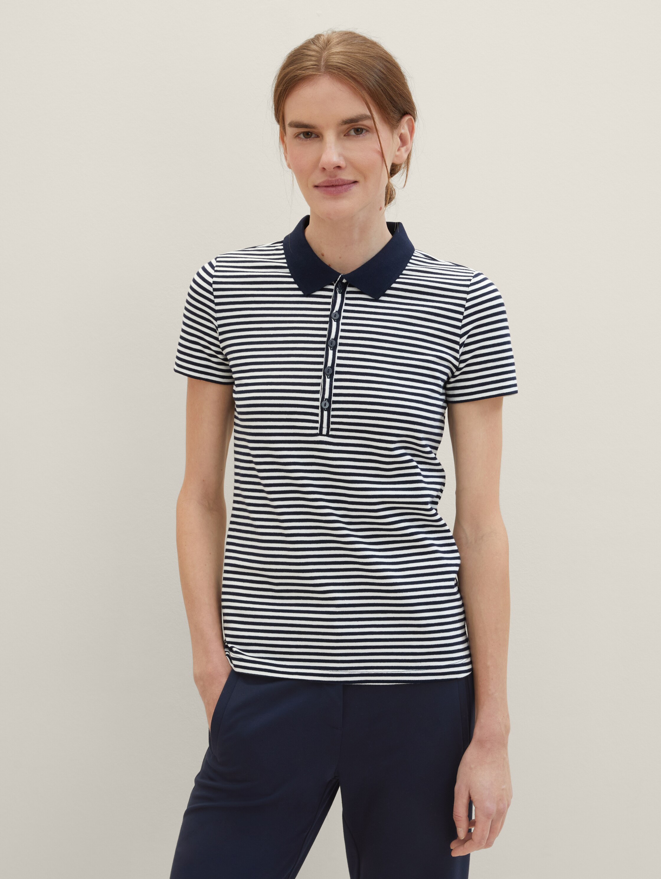 Gestreiftes Poloshirt - 1