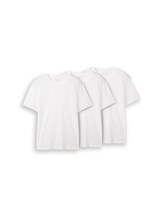 Nicht ausgewählt, T-Shirts aus Baumwolle im 3er-Pack von , weiß