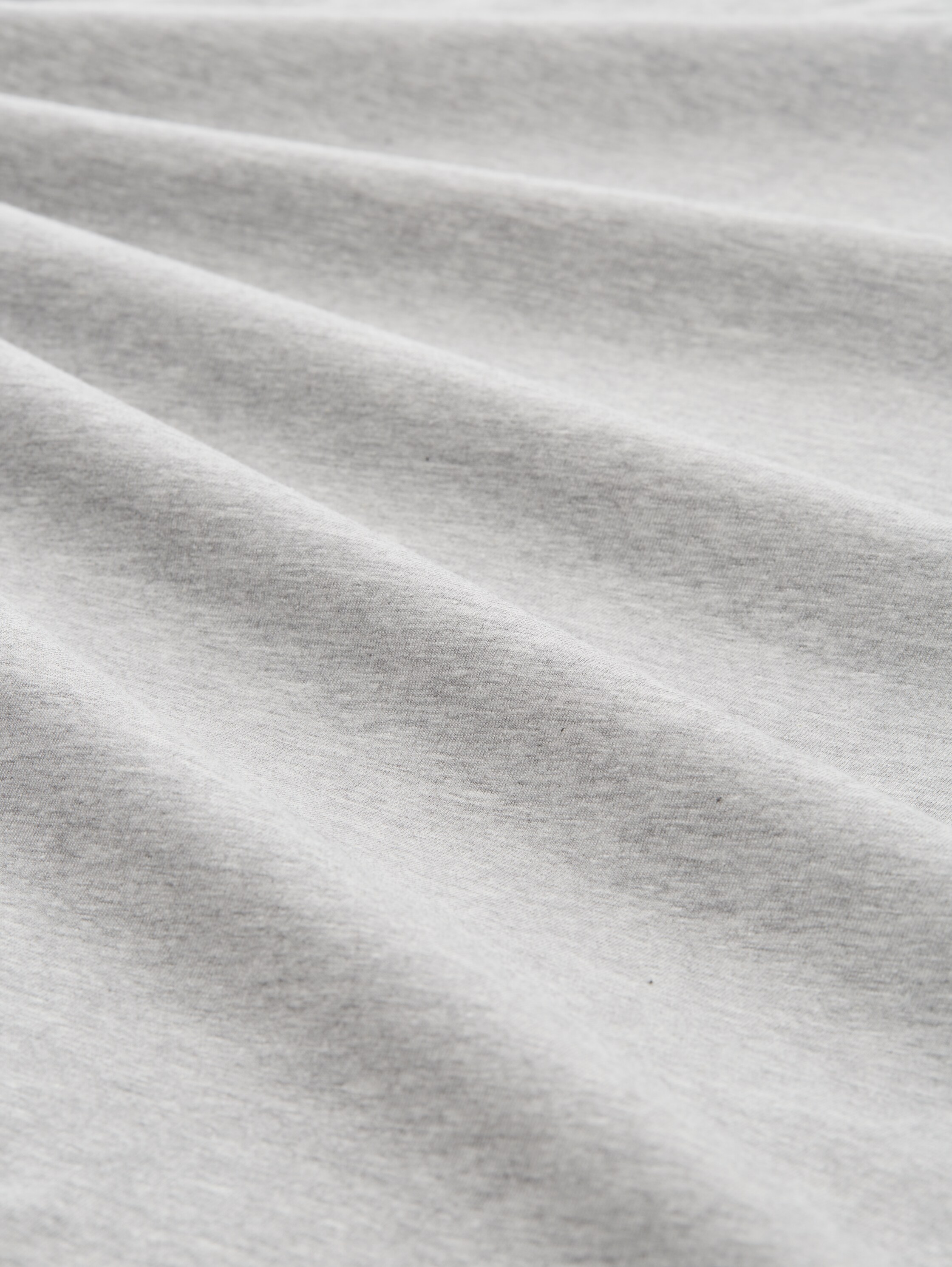 Basic T-shirt in a double pack with V-neck - middle_grey_melange - 