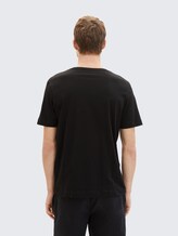 T-Shirts aus Baumwolle im 4er-Pack - Black - Auschnitt Model-Rückansicht