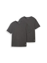Nicht ausgewählt, Basic T-Shirts im 2er-Pack von , grau