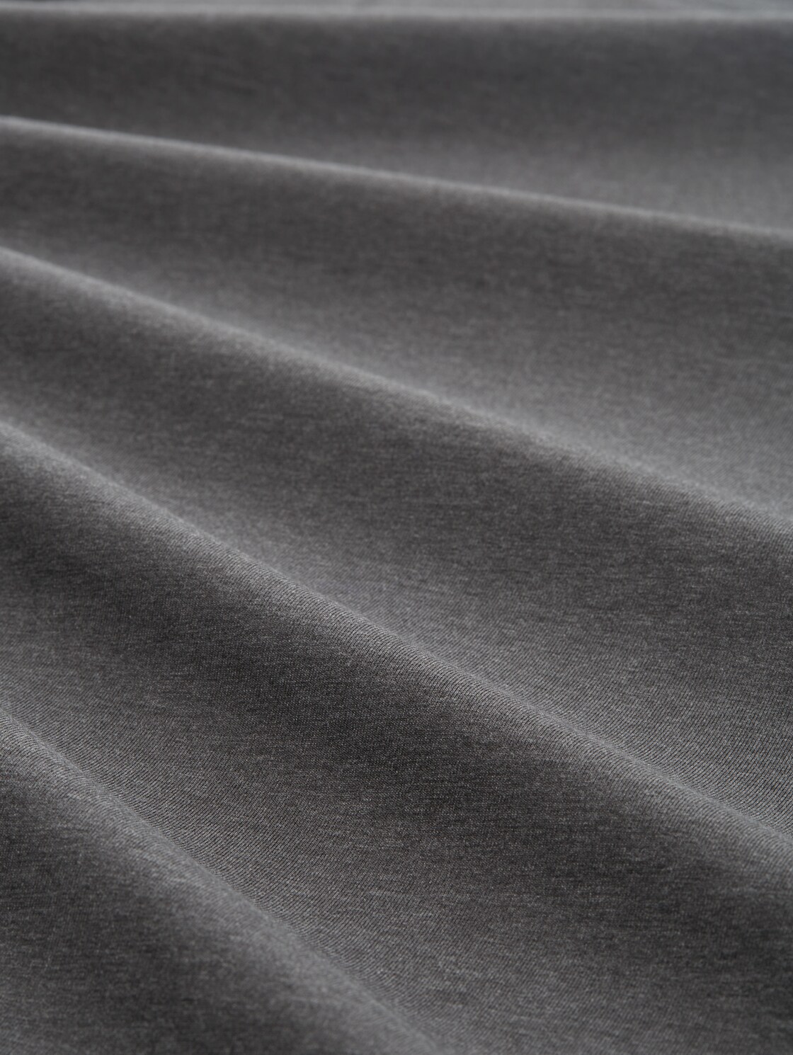 Basic T-Shirts im 2er-Pack - Dark Grey Melange - Material-Ansicht