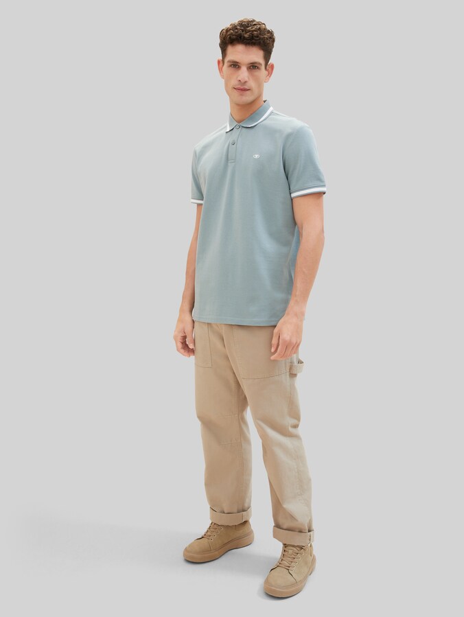 Lot de 2 polos par Men, sky captain blue
