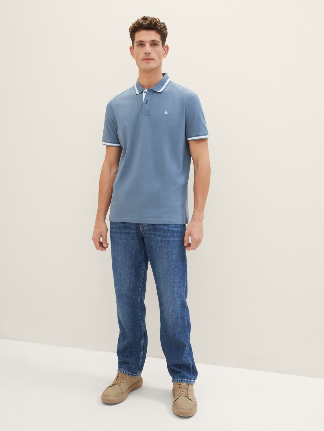 Poloshirts im 2er-Pack - soft berry red