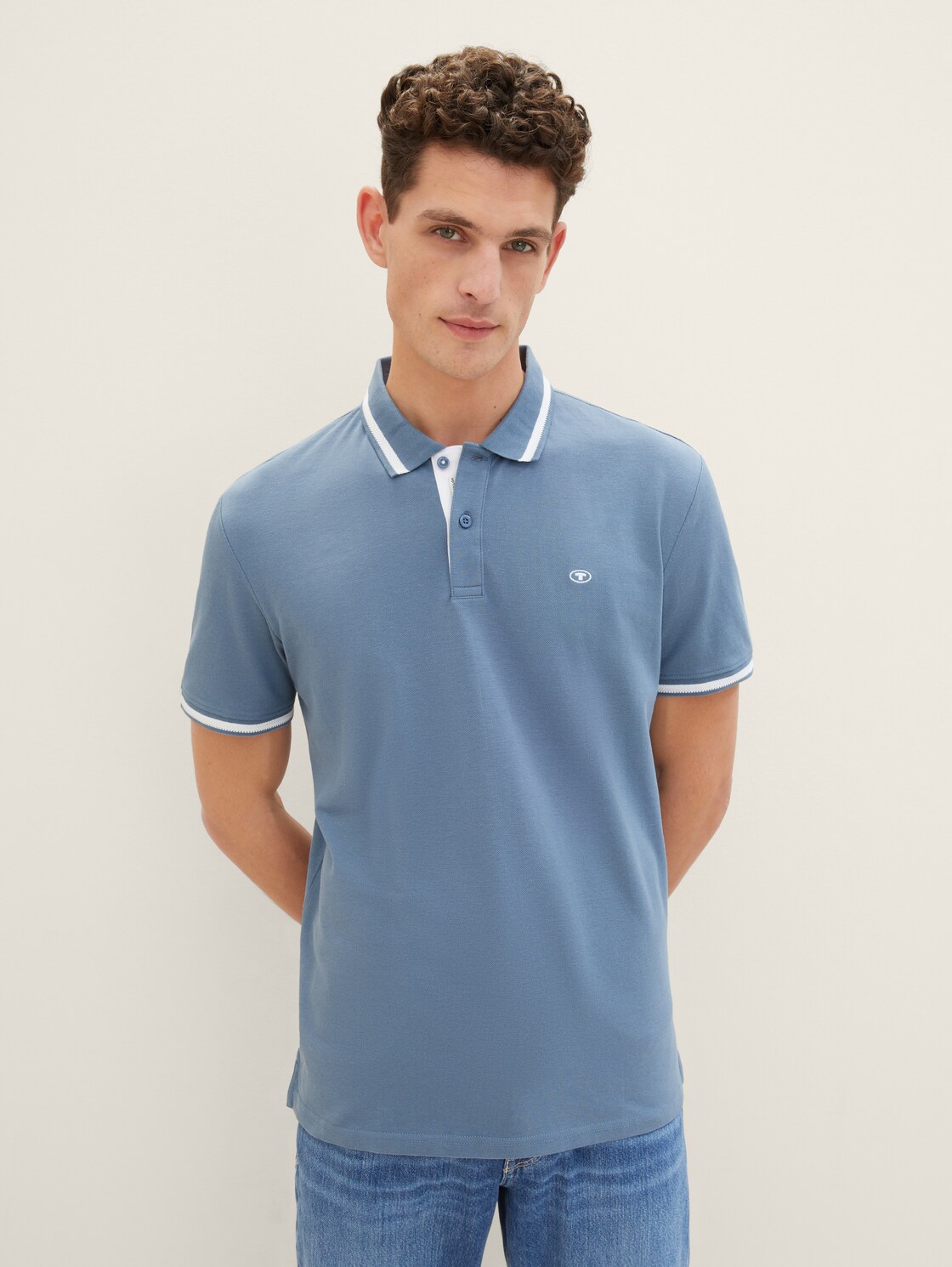 Poloshirts im 2er-Pack - soft berry red