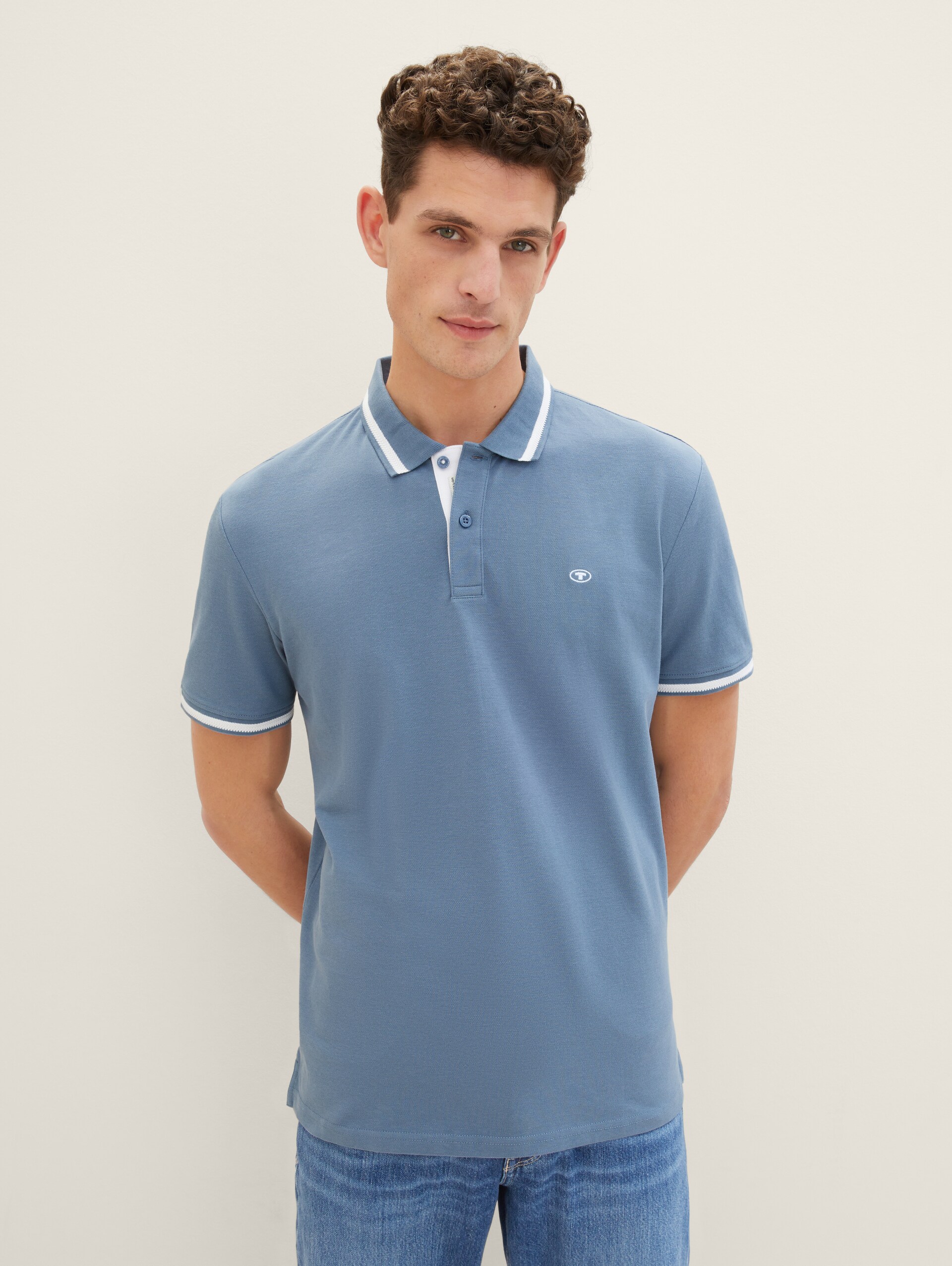 Poloshirts in 2-pack - soft berry red
