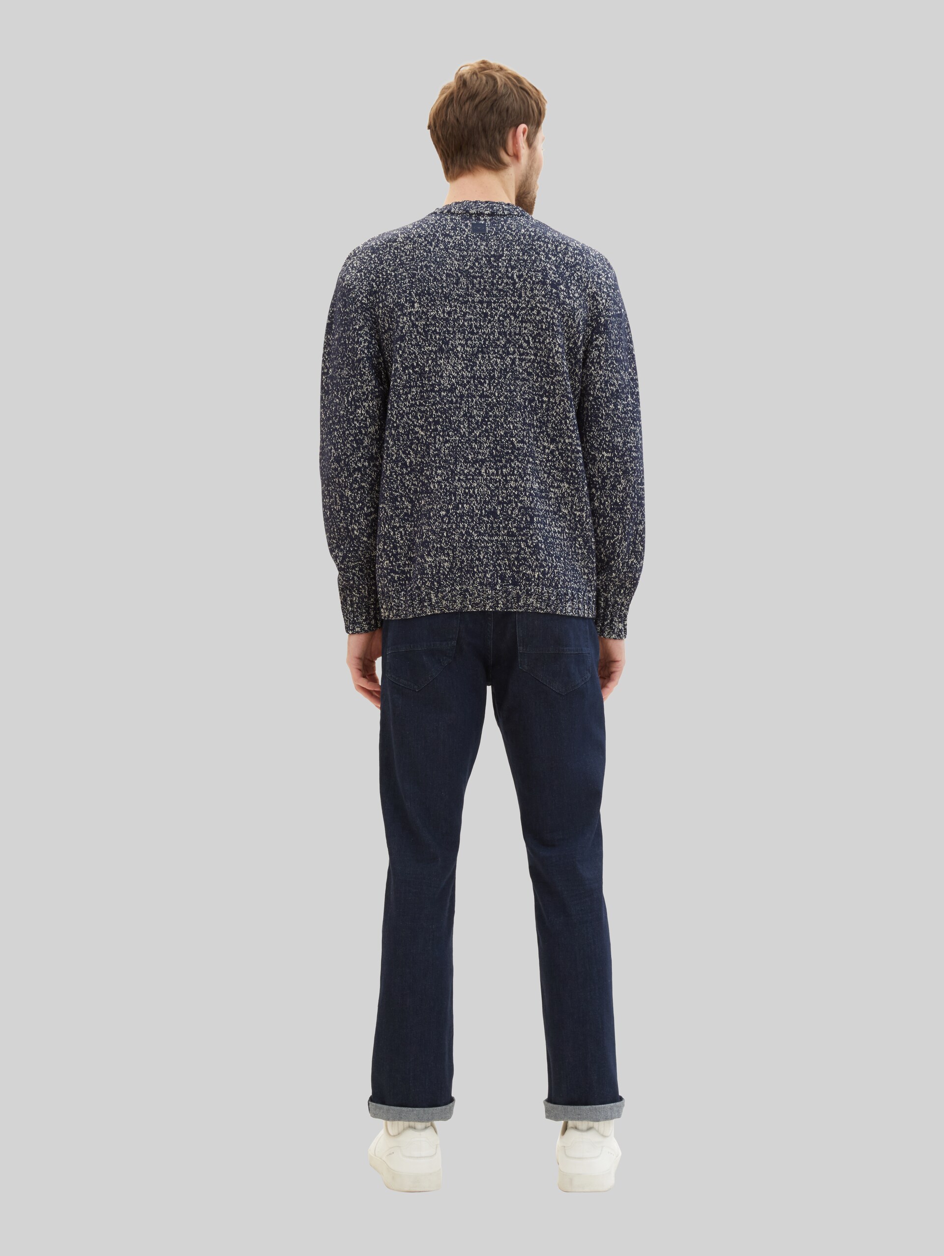 TTMARVIN Straight Jeans - Blue Rinse Denim - Auschnitt Model-Rückansicht