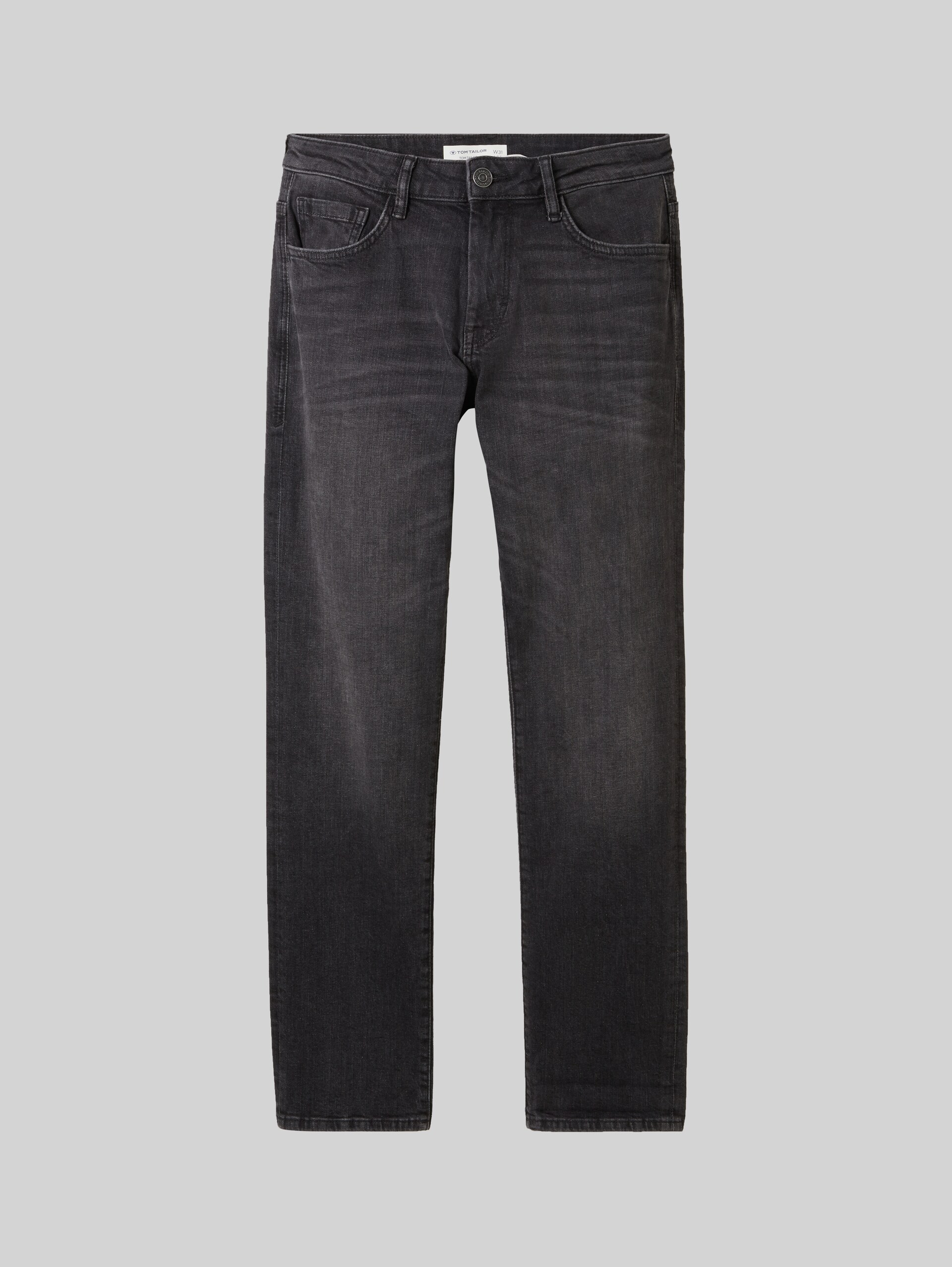 TTMARVIN Straight Jeans - black stone wash denim - Vorder-Produkt-Ansicht