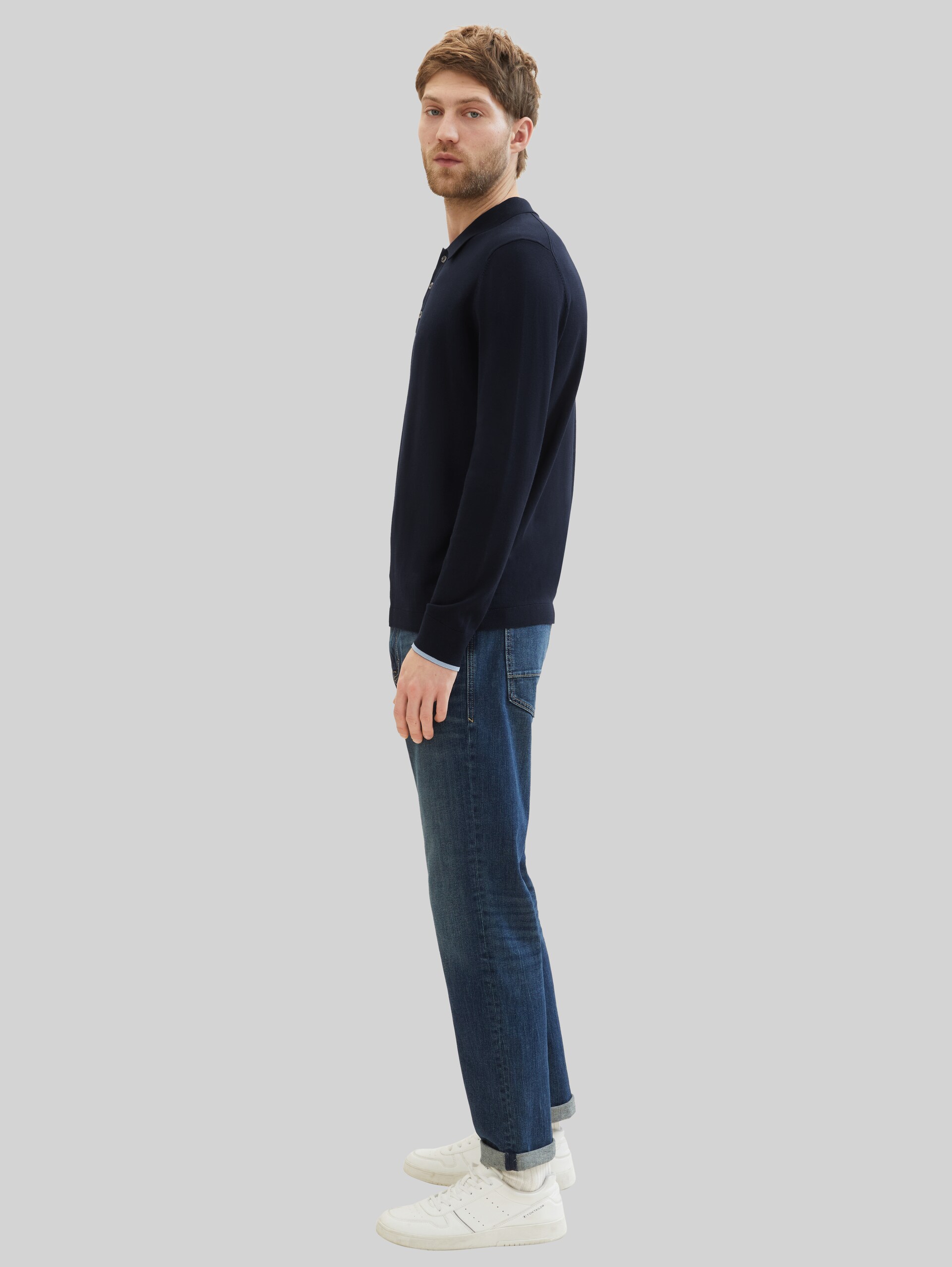 TTMARVIN Straight Jeans - mid stone wash denim