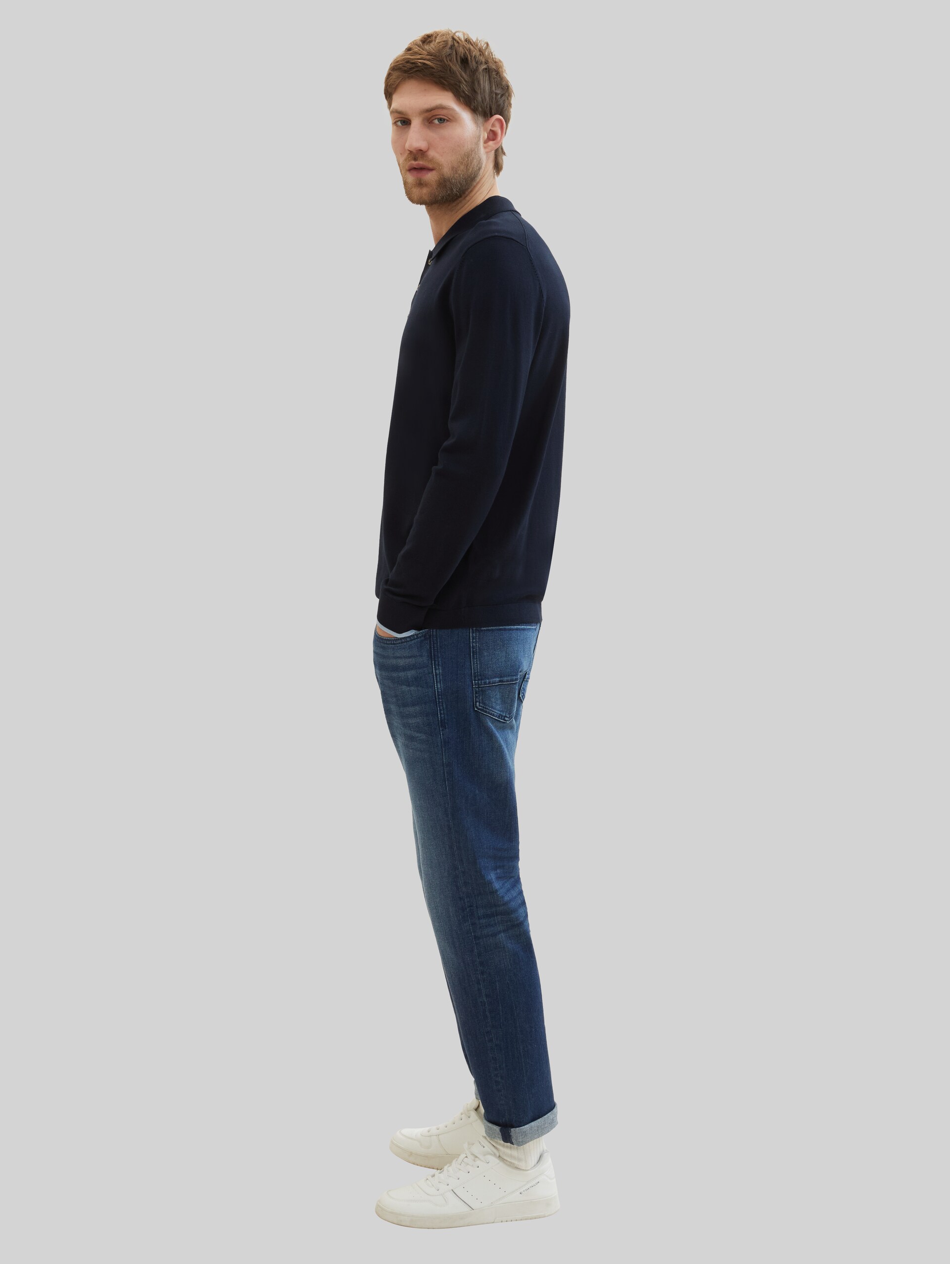 TTMARVIN Straight Jeans - dark stone wash denim