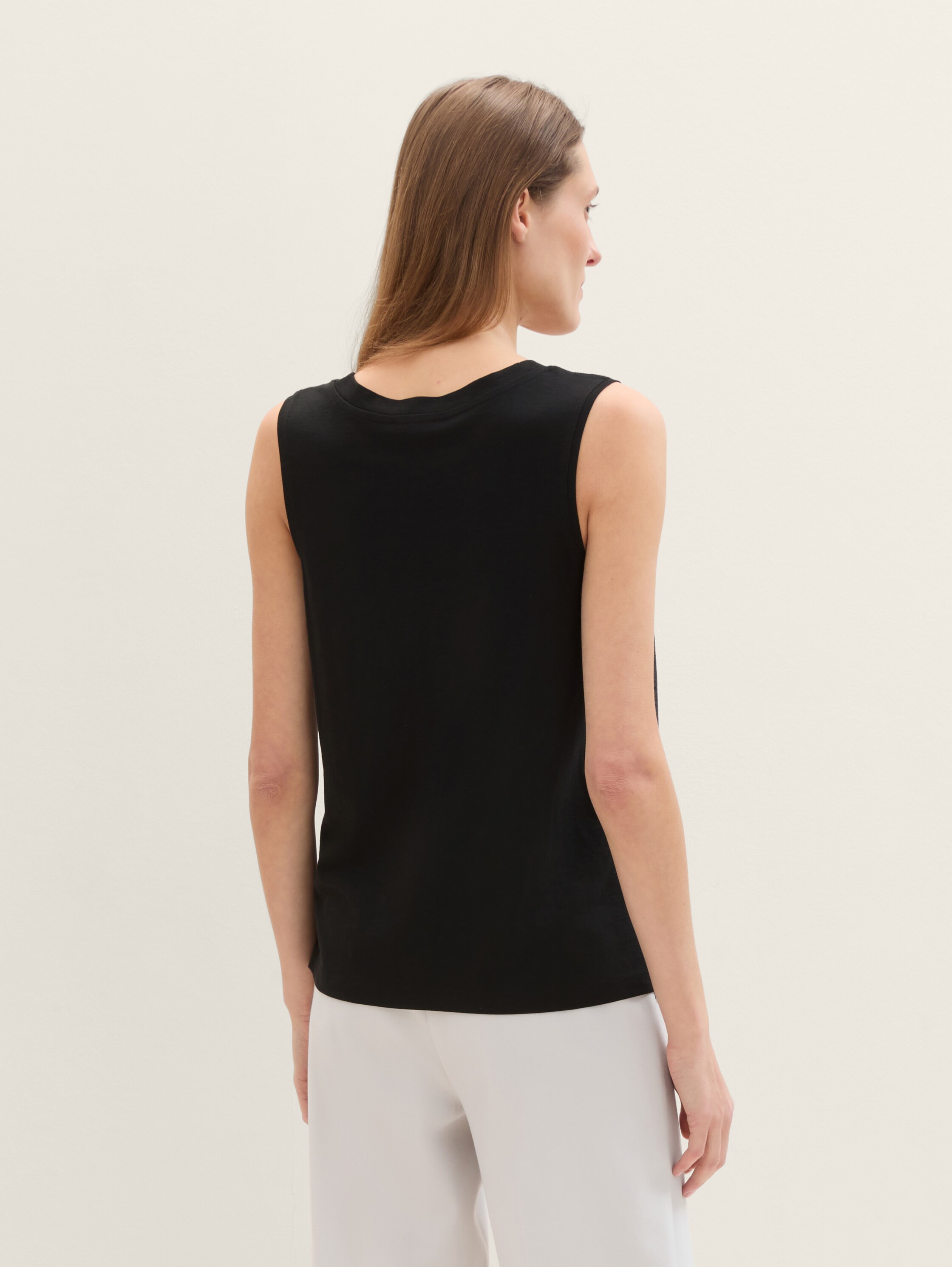 Top mit Rundhalsausschnitt - deep_black_1 - 