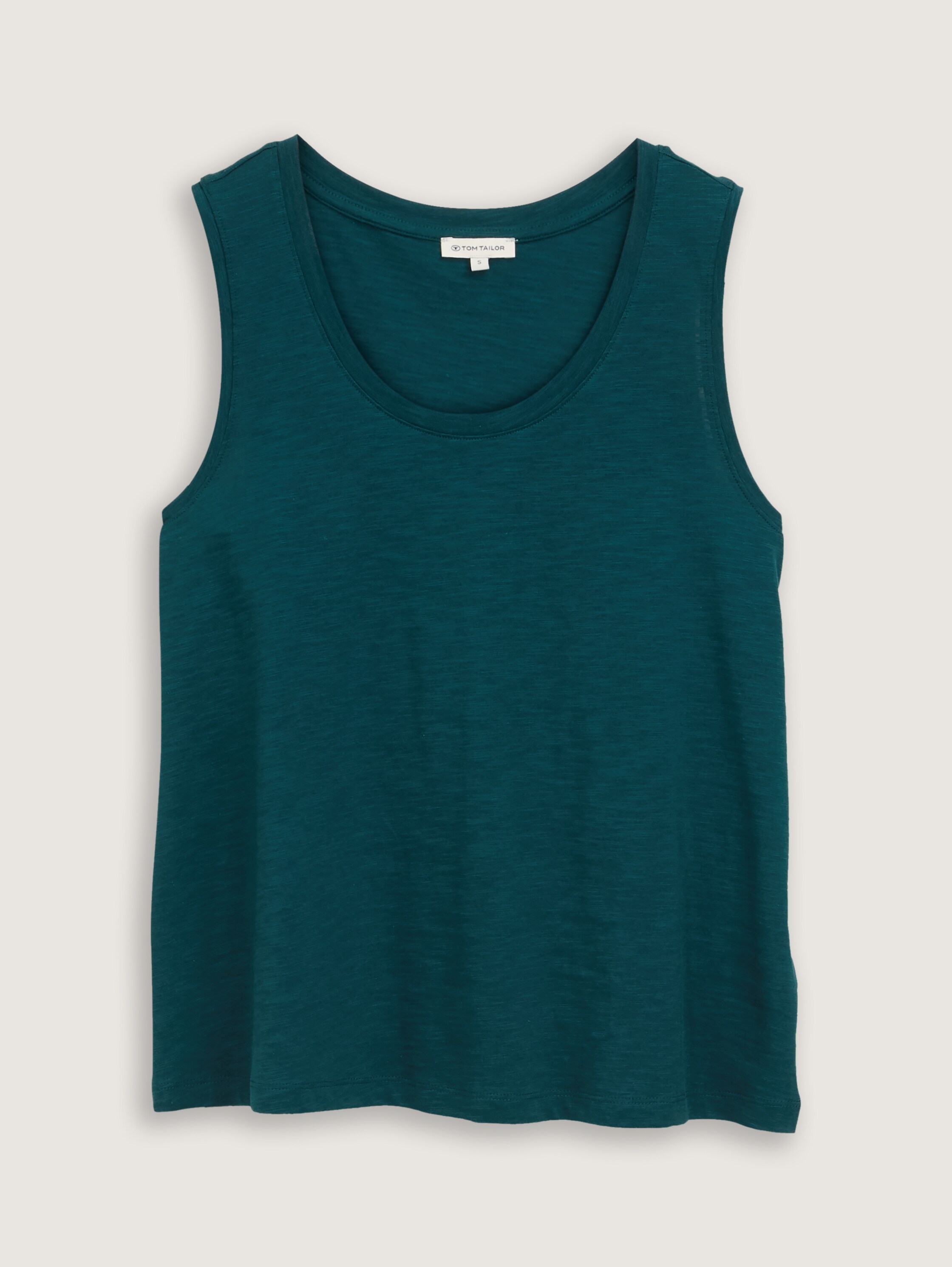 Top mit Rundhalsausschnitt - dark_teal_green - 