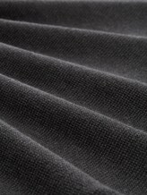 Pull en coton - Black Grey Melange - Vue de la matière