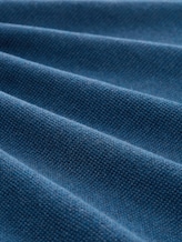 Pull en coton - dark teal melange - Vue de la matière