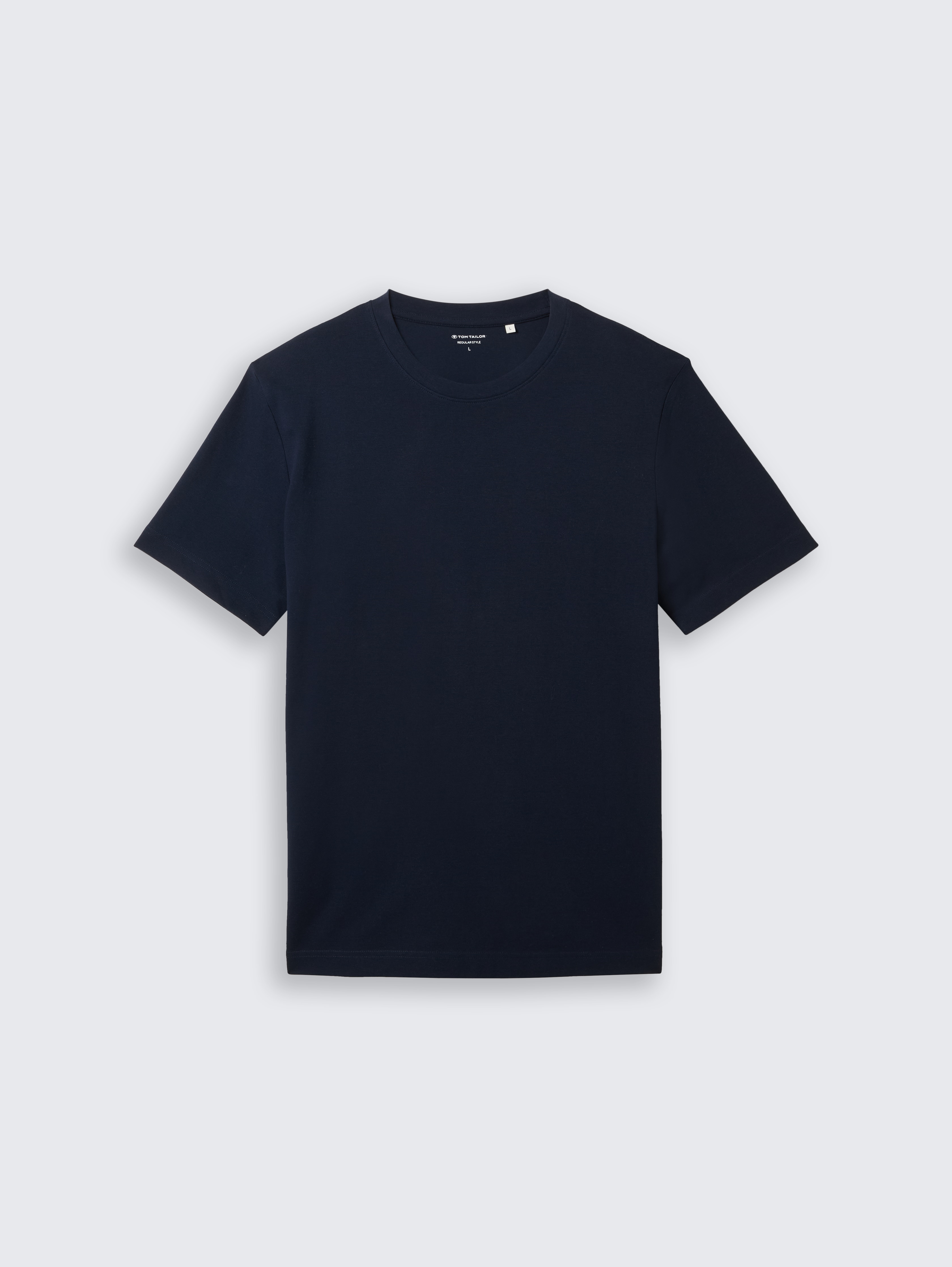 Piqué T-Shirt mit Stretch von Men, sky captain blue