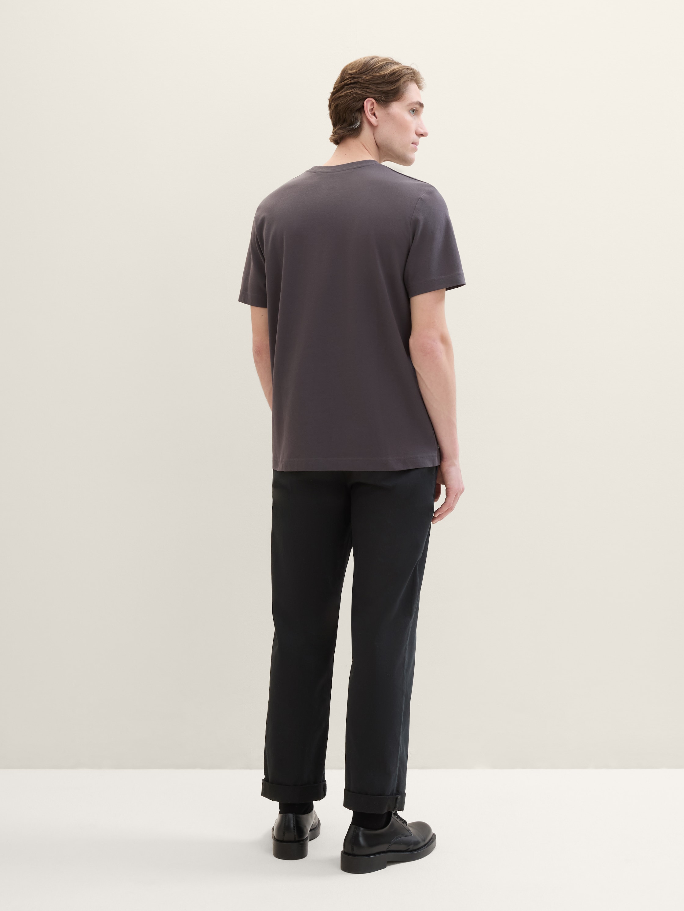 Piqué T-shirt met stretch - tarmac_grey - 