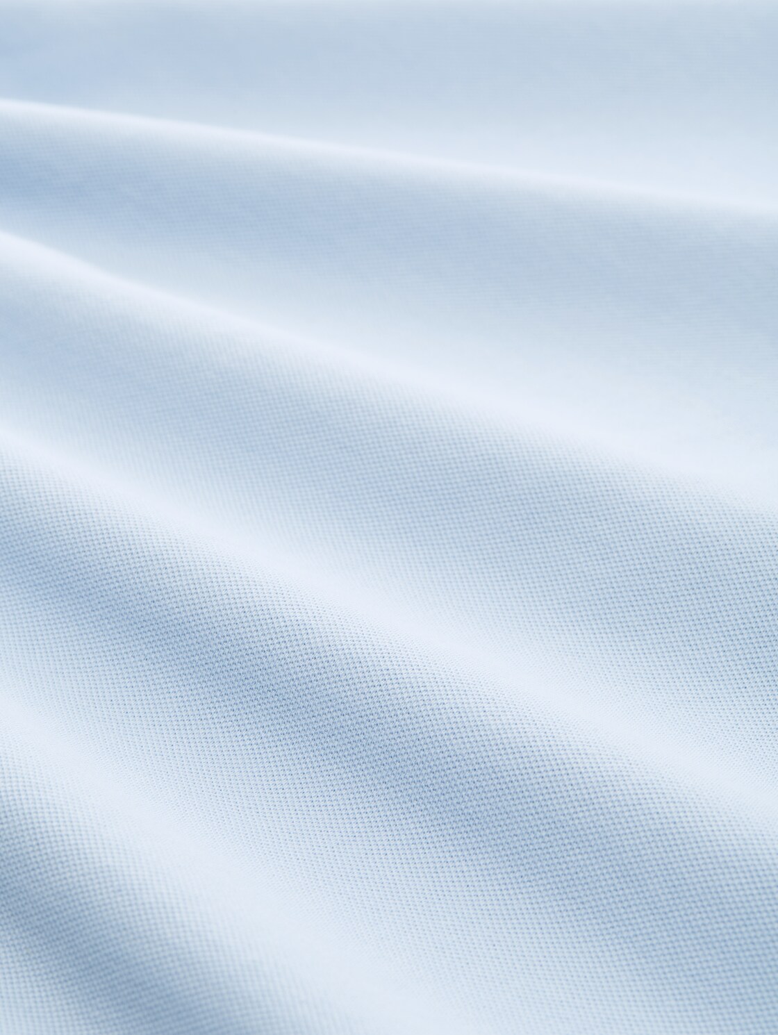 Piqué T-Shirt mit Stretch - Light Metal Blue - Material-Ansicht