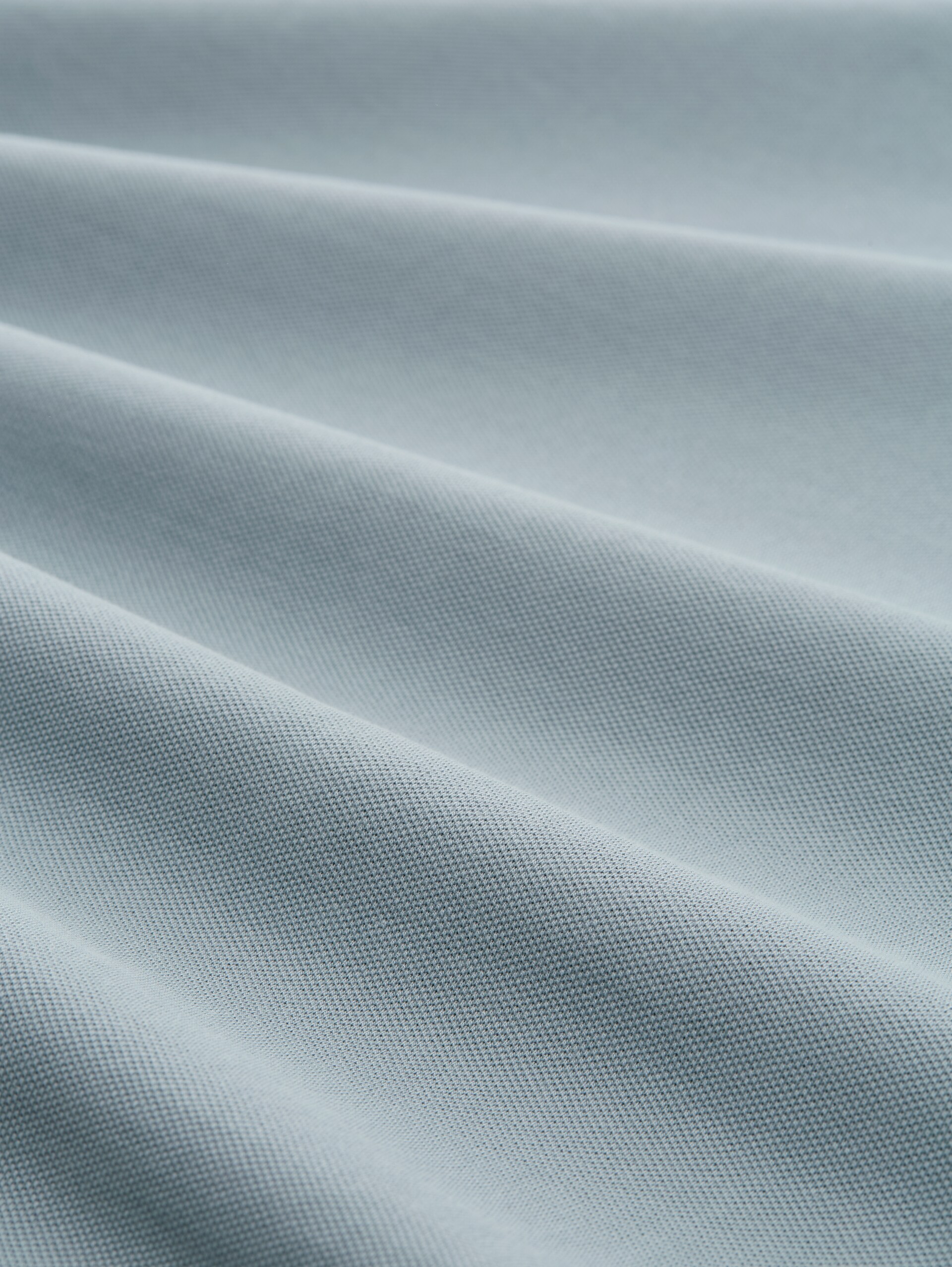 Piqué T-Shirt mit Stretch - grey mint - Material-Ansicht