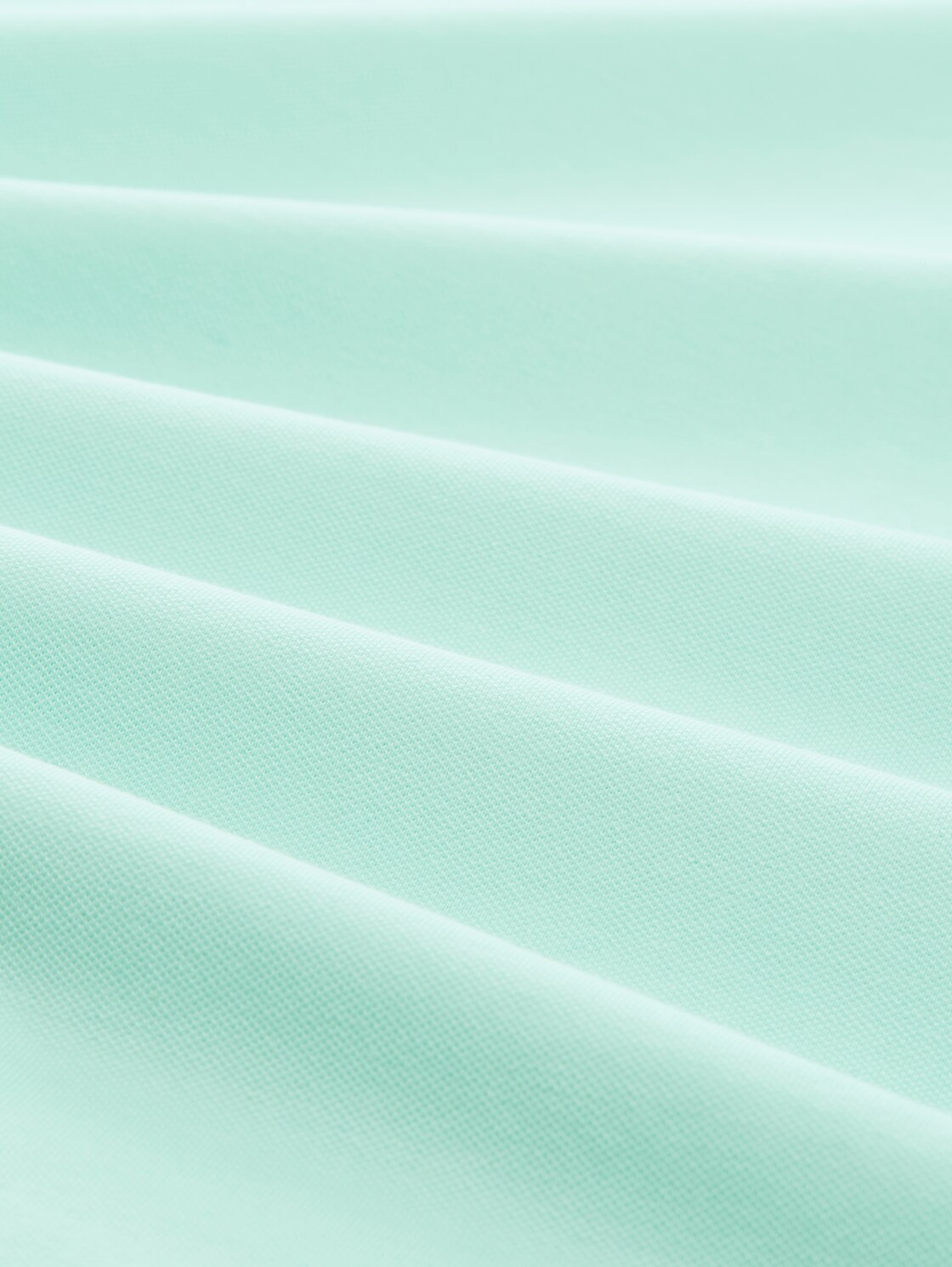 Piqué T-Shirt mit Stretch - bright mint green - Material-Ansicht