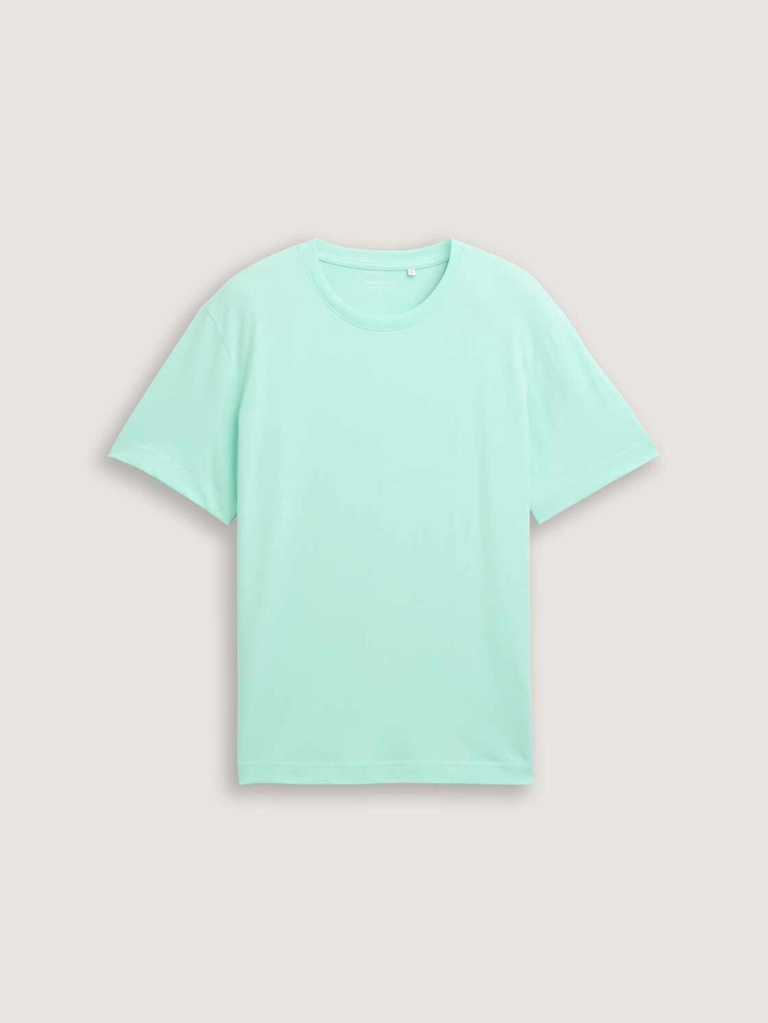 Piqué T-Shirt mit Stretch - bright mint green - Vorder-Produkt-Ansicht