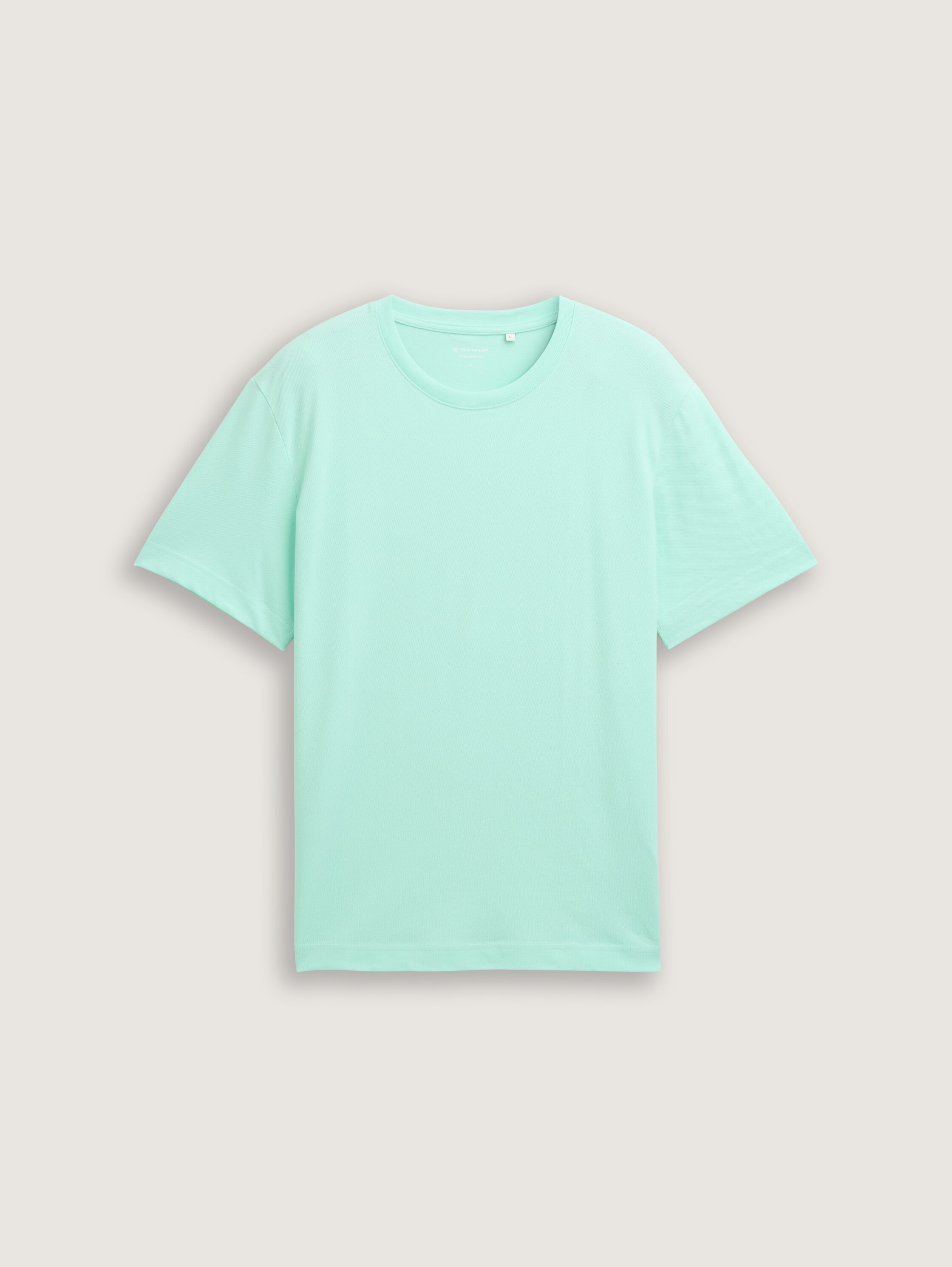 T-Shirt mit Piqué Struktur - bright_mint_green - 
