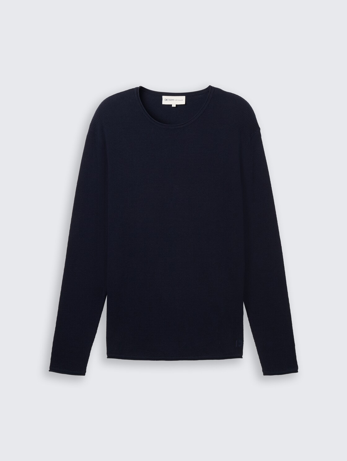 Strickpullover aus Baumwolle - sky captain blue