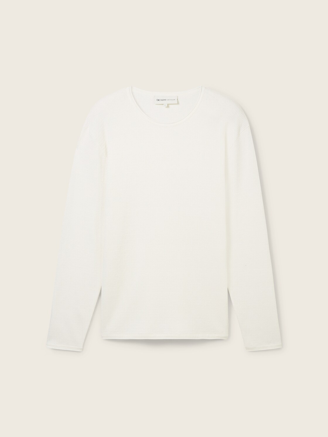 Strickpullover aus Baumwolle - Wool White