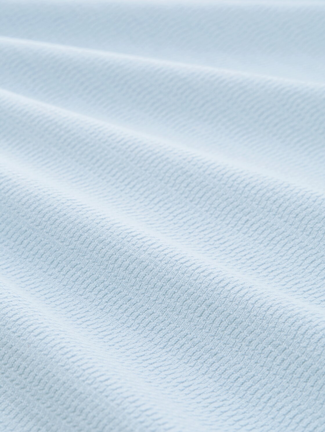 Strickpullover aus Baumwolle - Light Metal Blue - Material-Ansicht