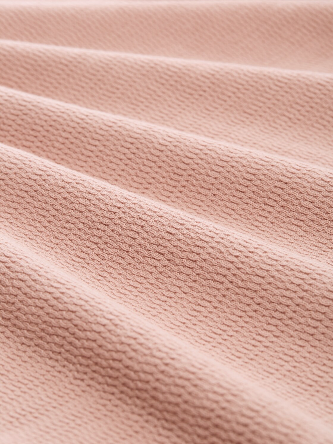 Strickpullover aus Baumwolle - smoky rose - Material-Ansicht