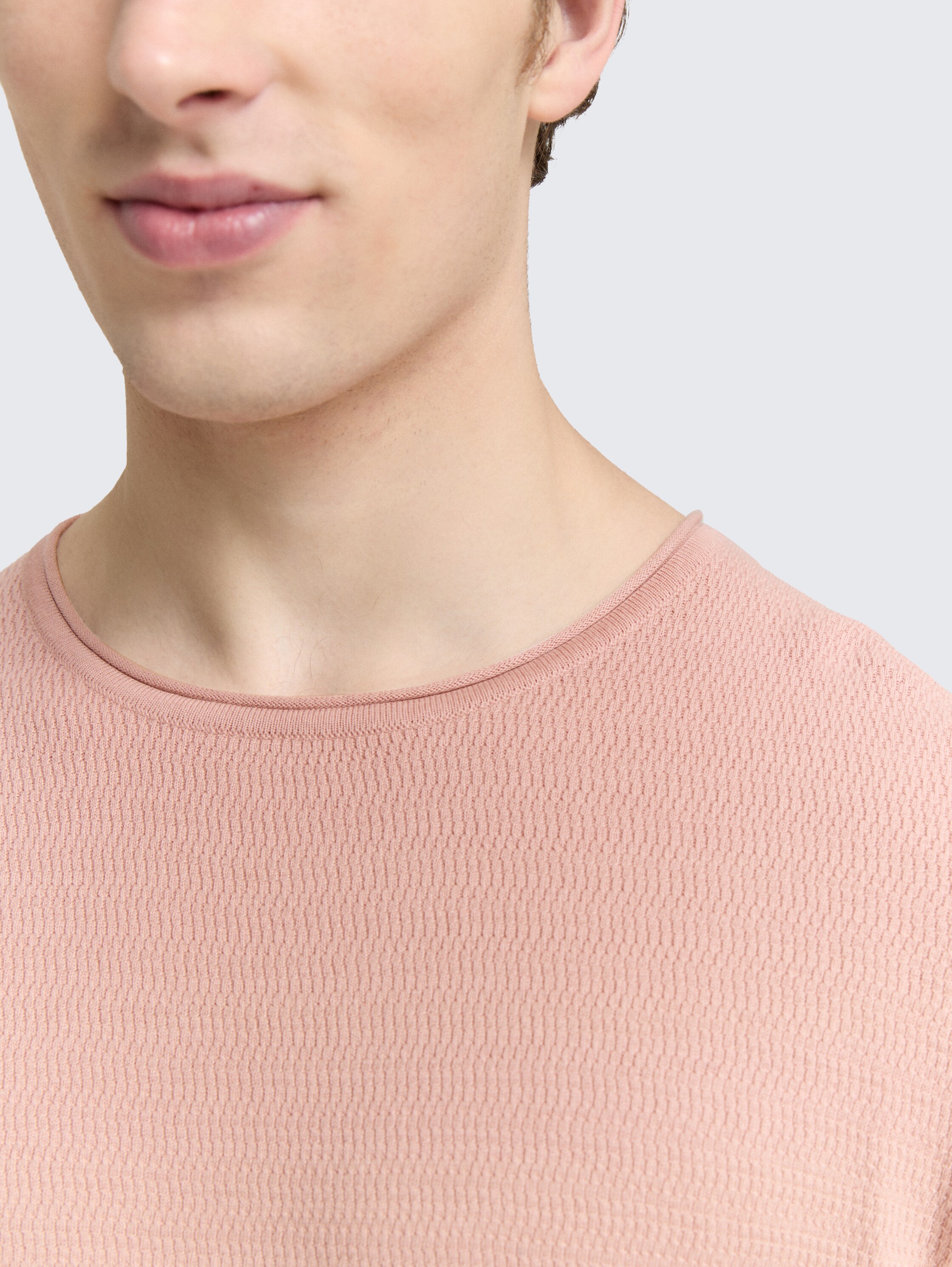 Pull en coton - smoky rose - Vue détaillée du modèle