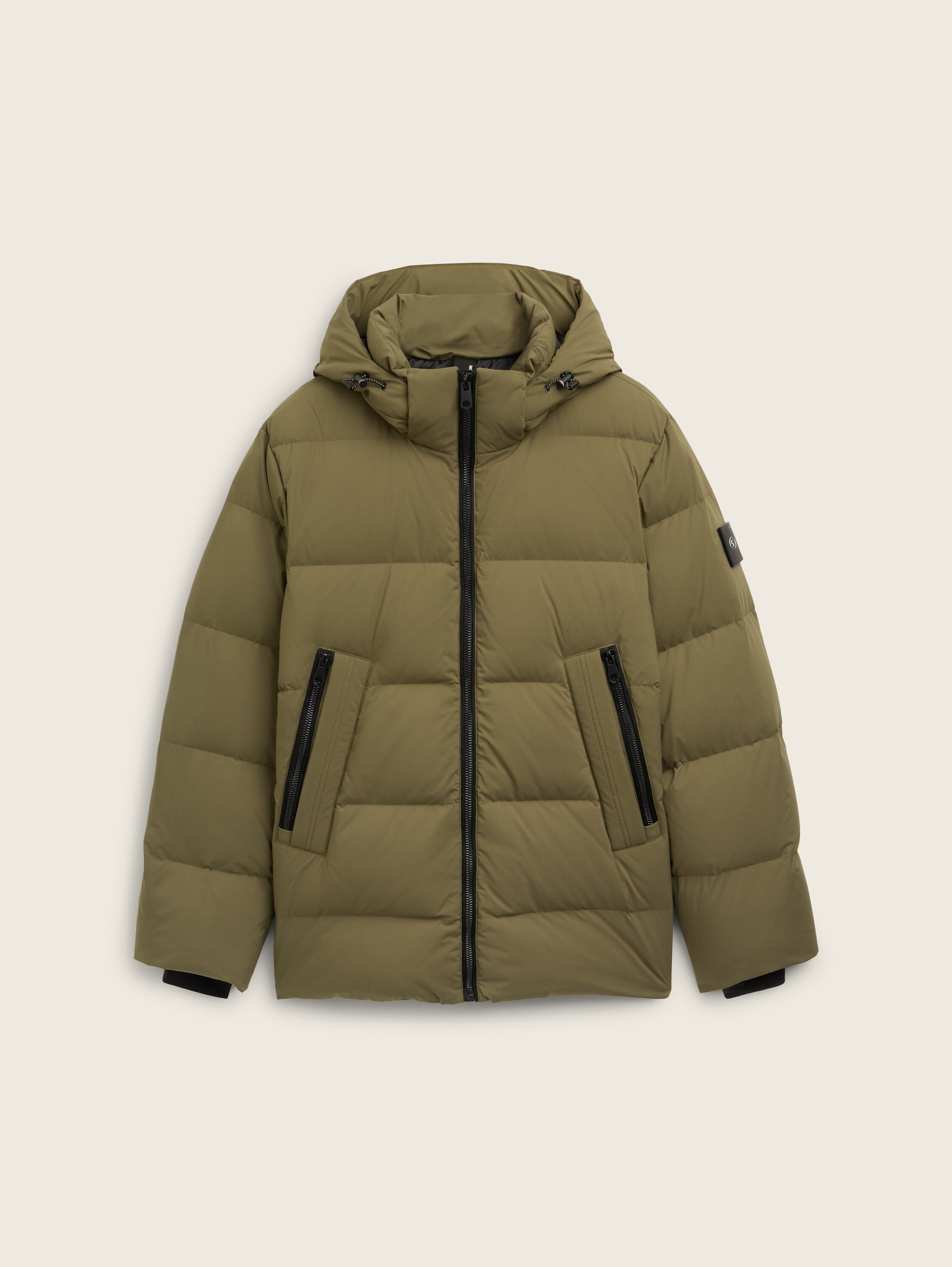 Daunenjacke mit abnehmbarer Kapuze - 4