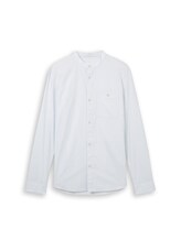 Nicht ausgewählt, Basic Fit Hemd mit Stehkragen von , blau