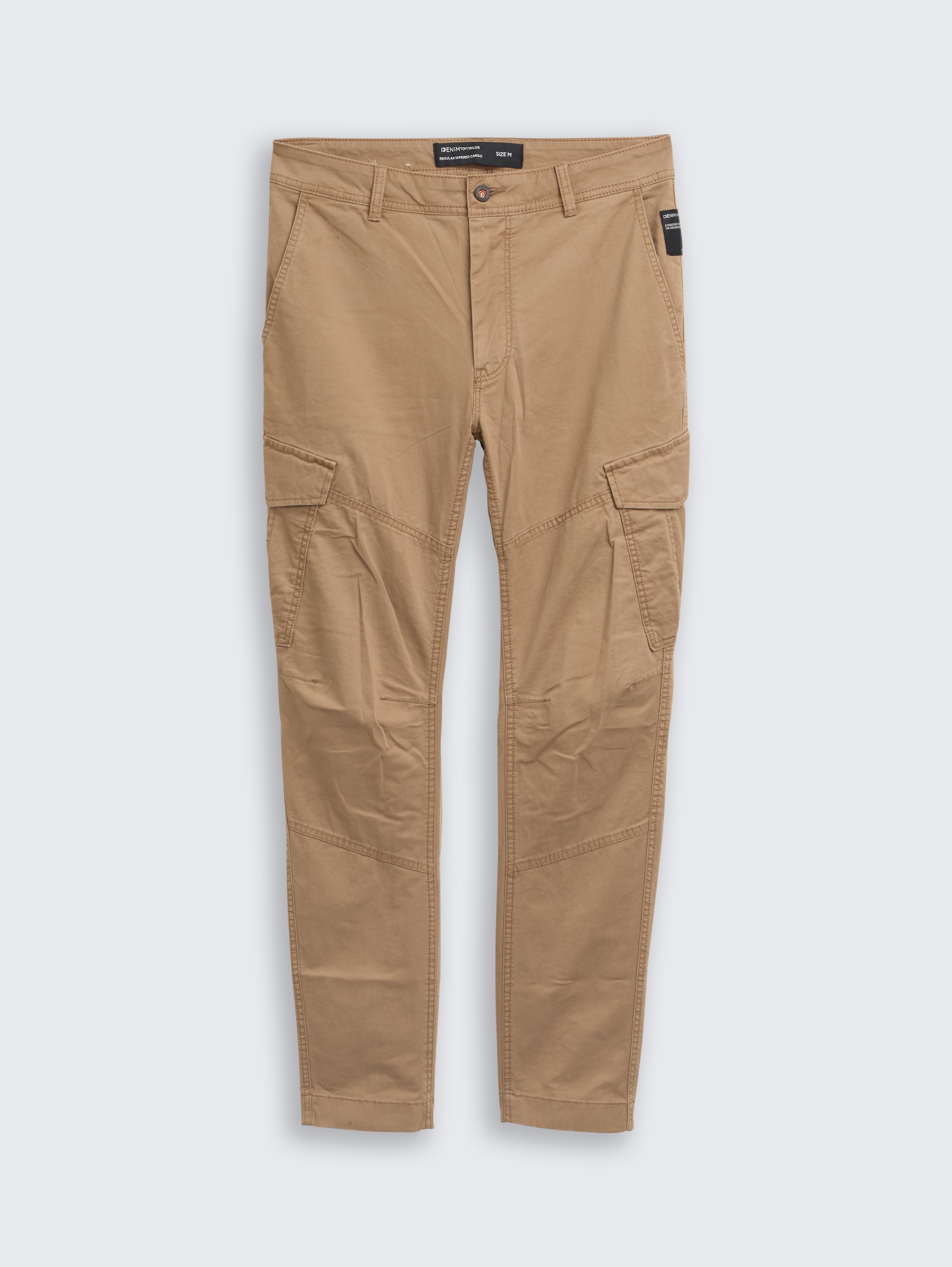 Regular tapered cargobroek - caribou_beige - 